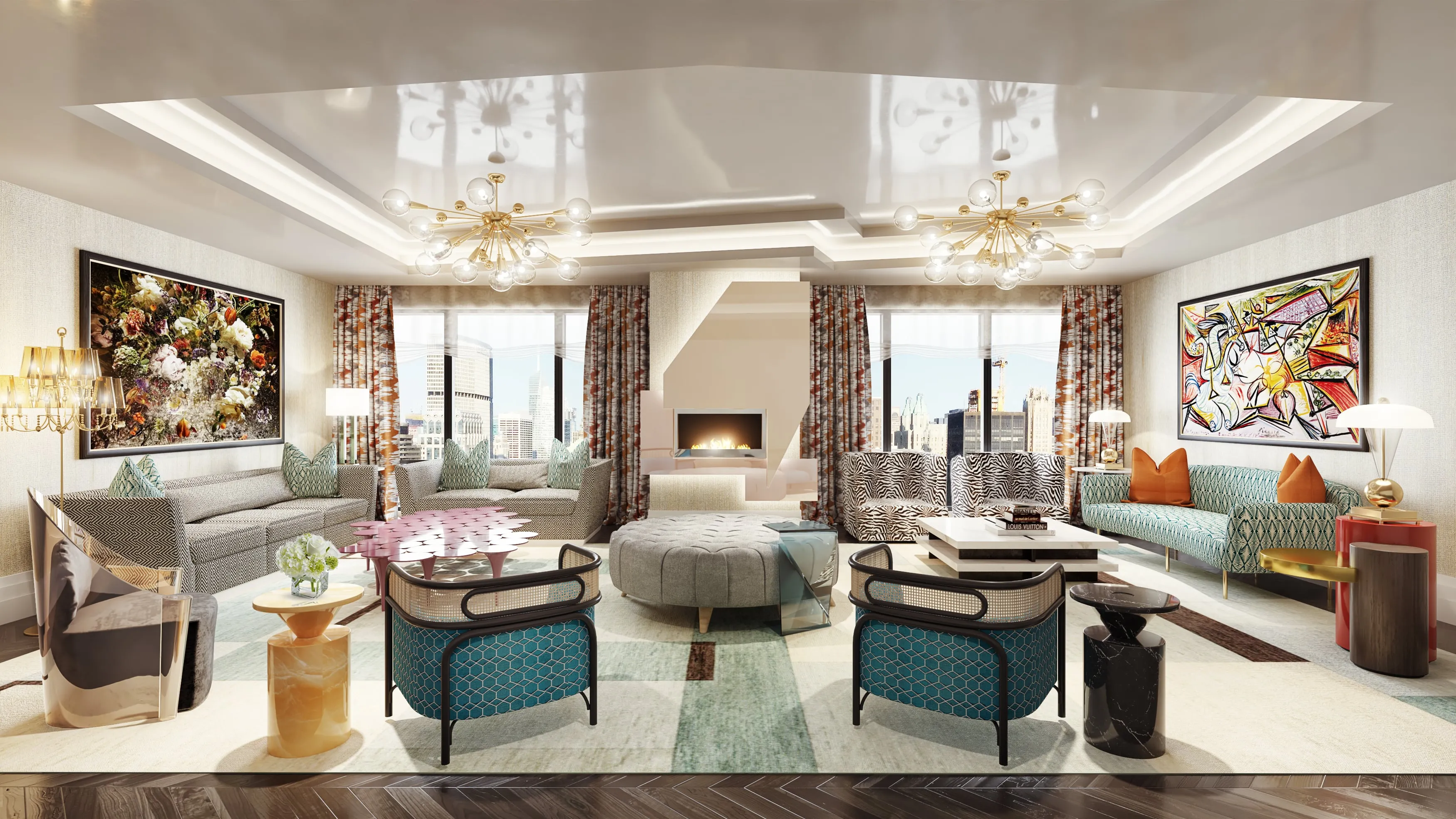 845 United nations, Dining - VanHall Interiors