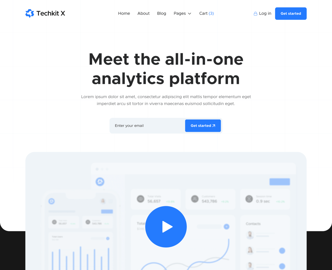 Home V3 - Techkit X Webflow Template