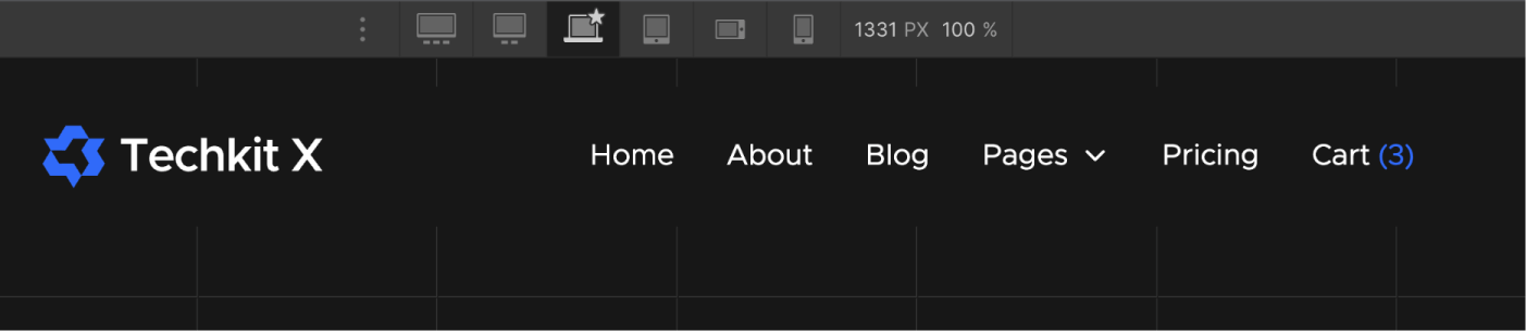 Responsive Design - Techkit X Webflow Template