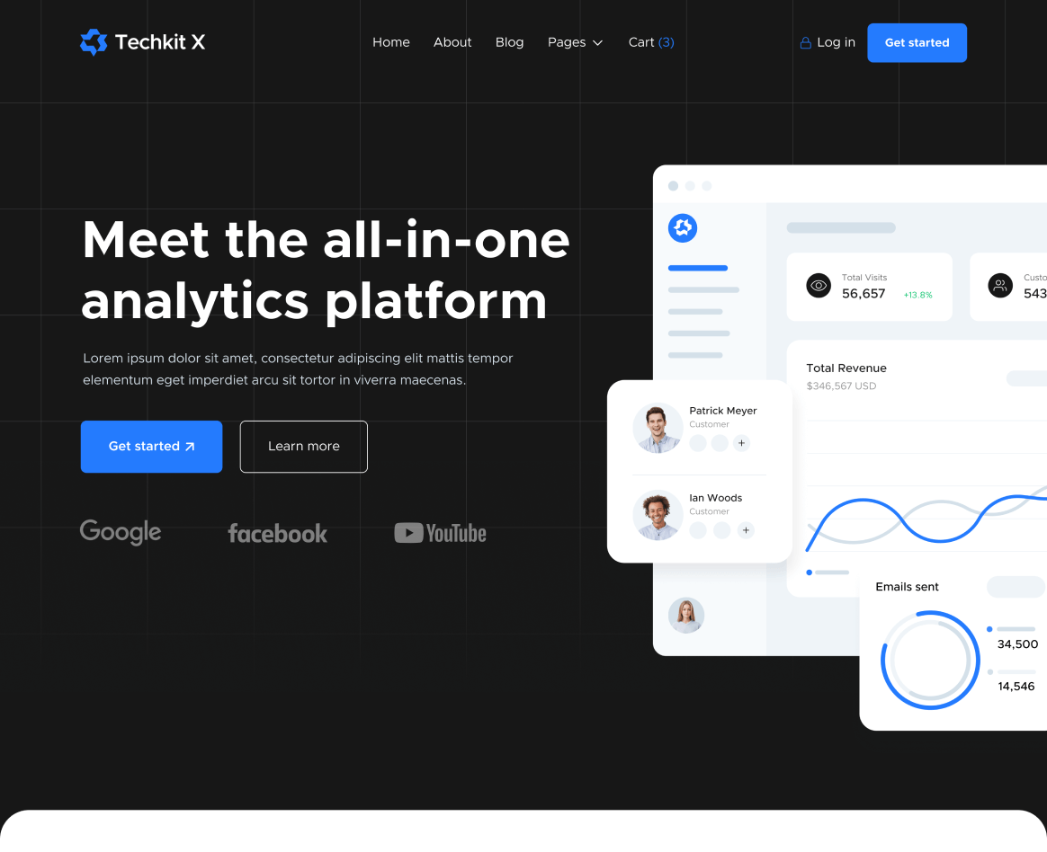 Home V2 - Techkit X Webflow Template