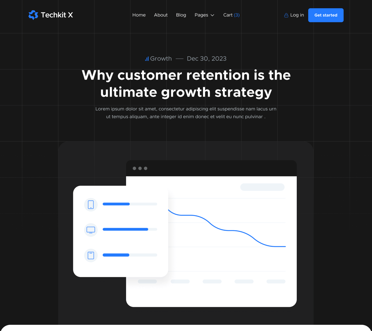 Blog Post - Techkit X Webflow Template