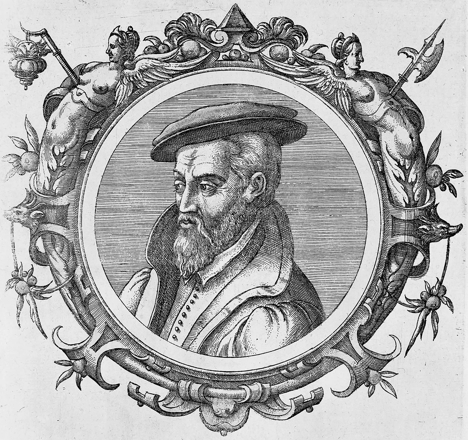 A contemporary portrait of Georg Agricola.