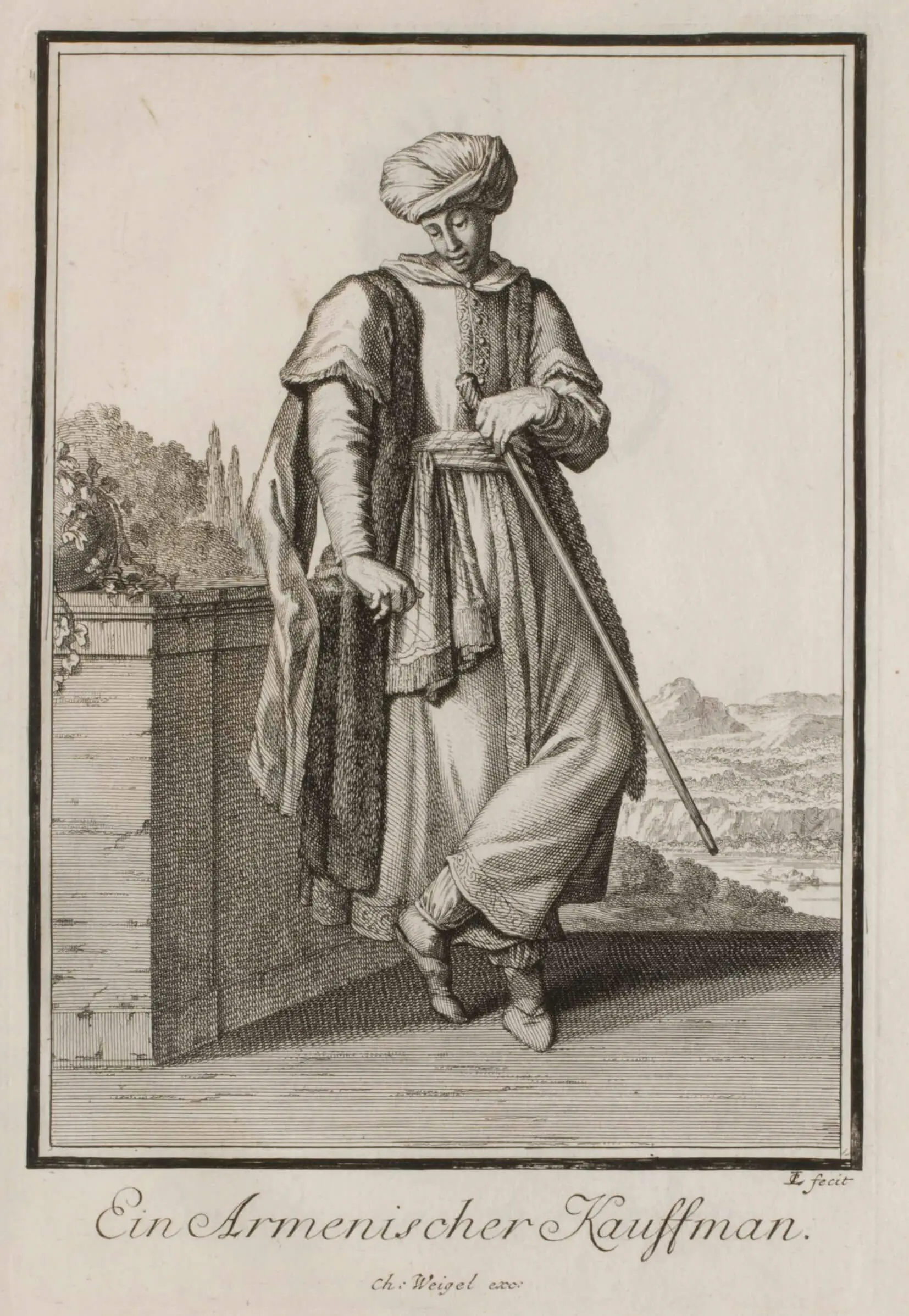 Johann Christoph Weigel – ein Armenischer Kaufmann