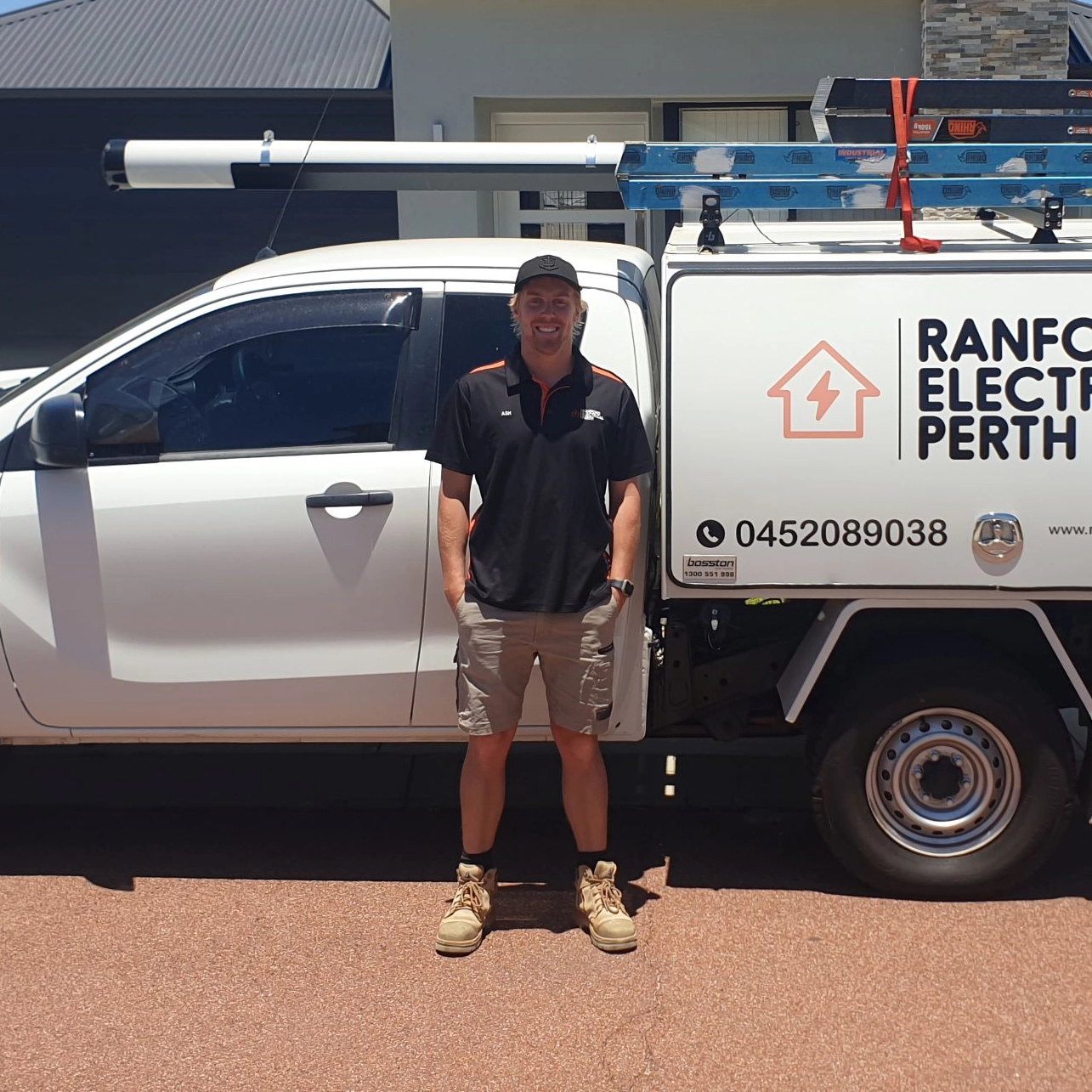 Ash Ranford, local Perth electrician