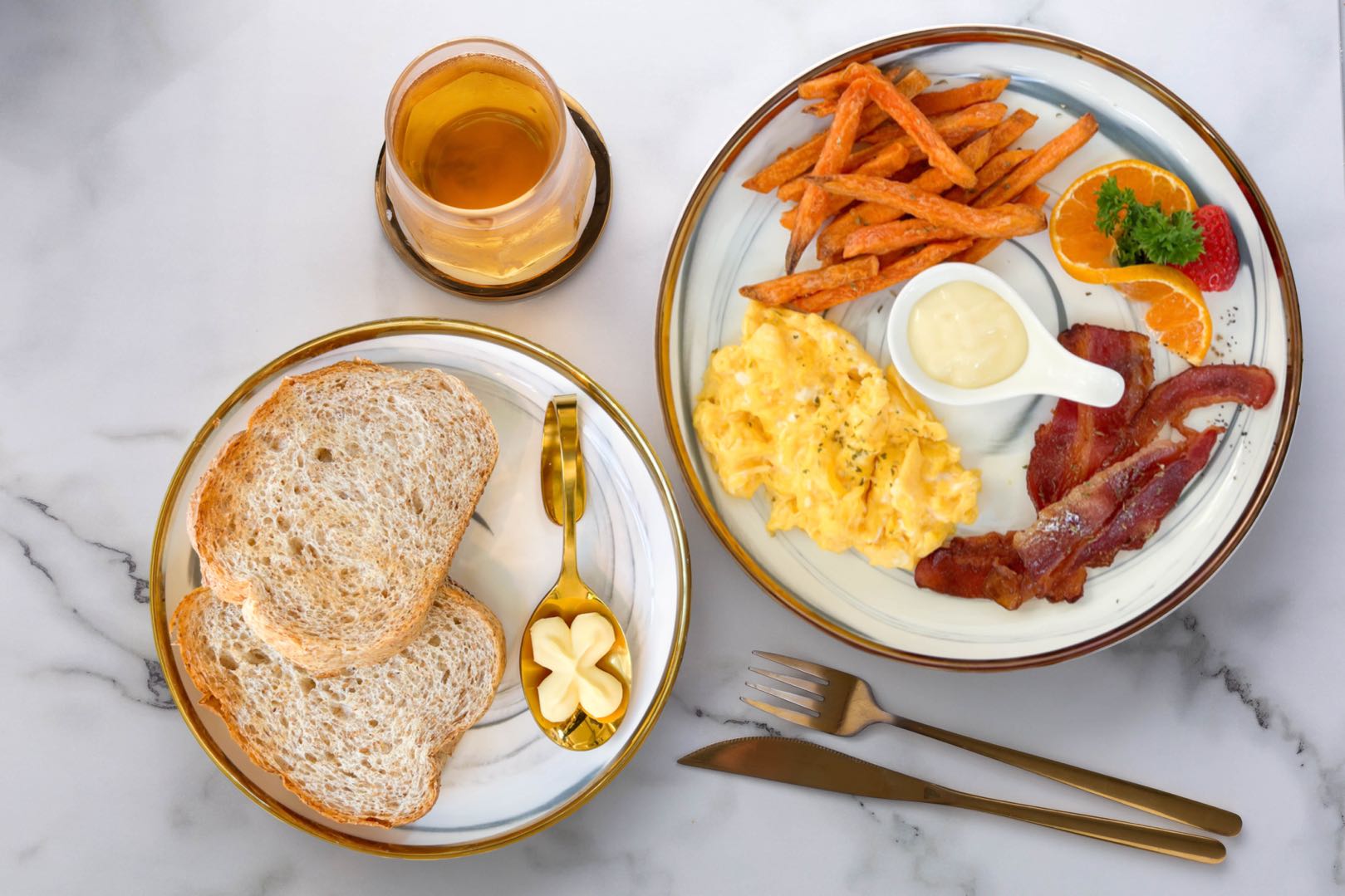 Scramble set with Nectar Bacon