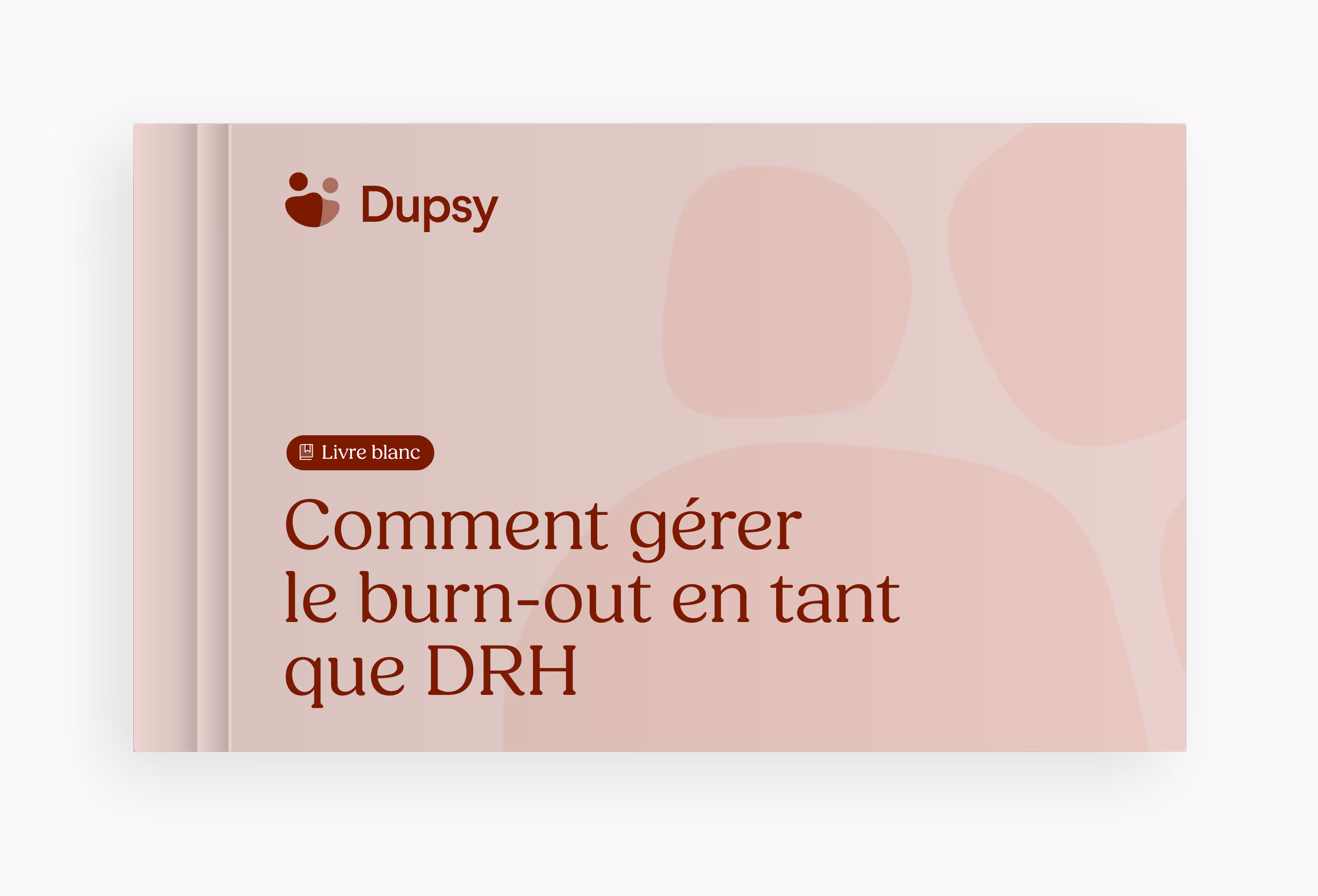 Image représentant le livre blanc intitulé "Comment gérer le burn-out en tant que DRH"