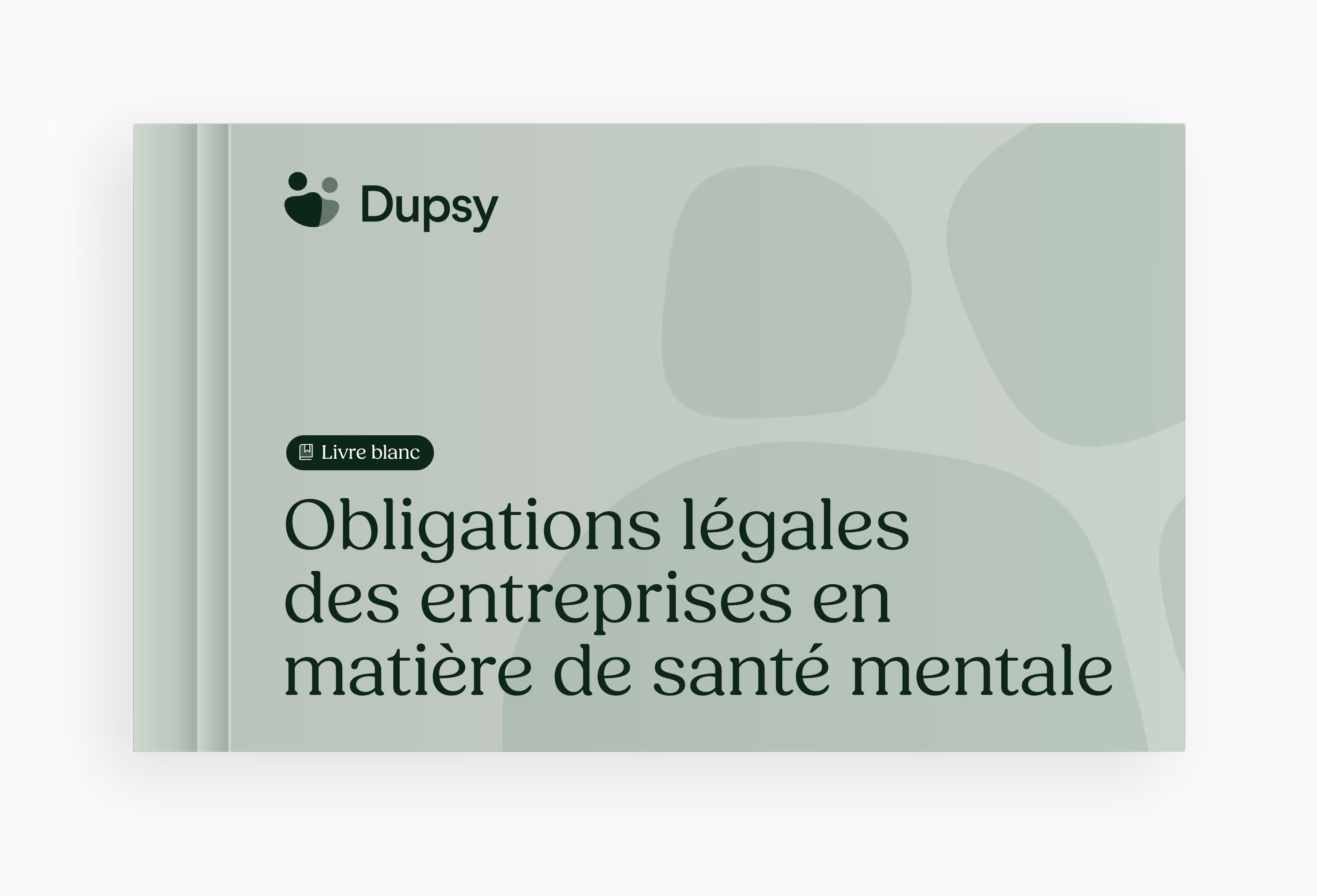 Image représentant le livre blanc intitulé "Obligations légales des entreprises en matière de santé mentale"