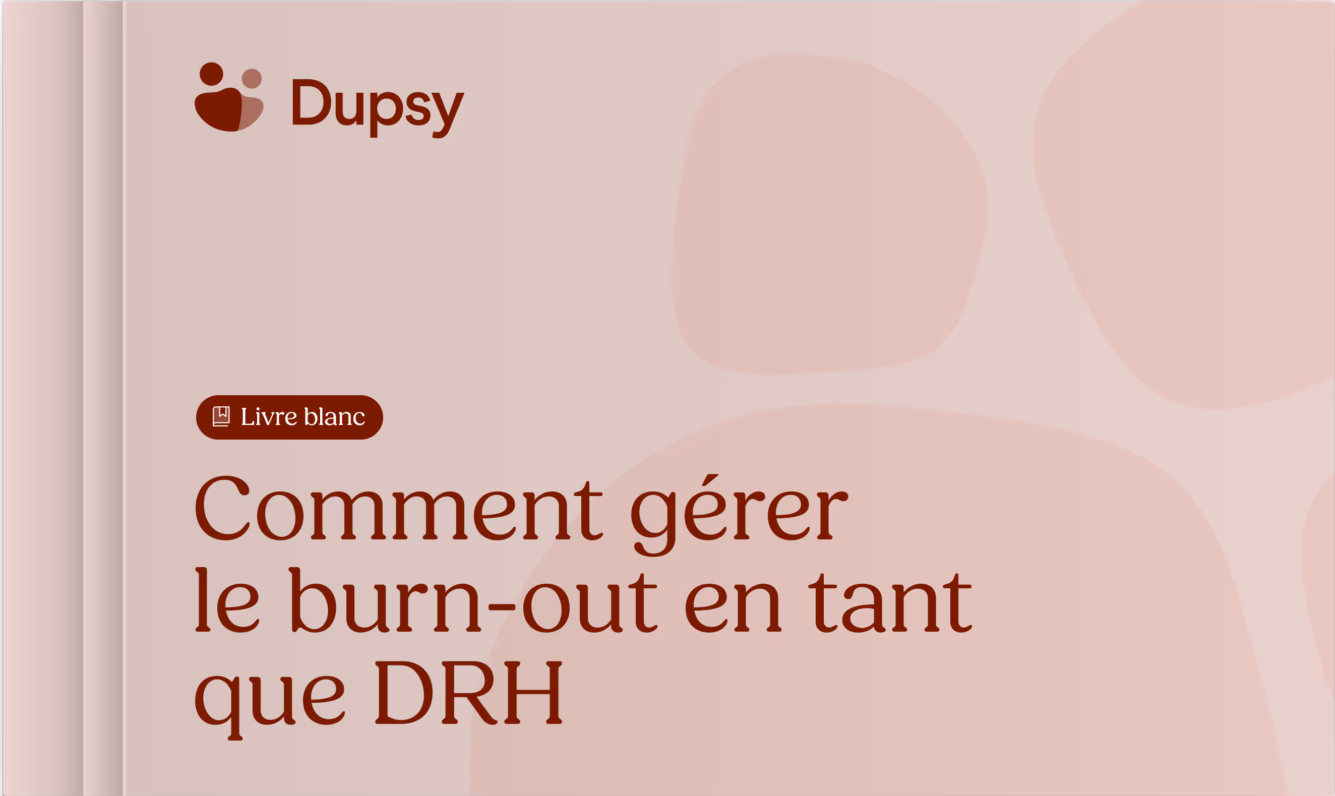 Image représentant le livre blanc intitulé "Comment gérer le burn-out en tant que DRH"