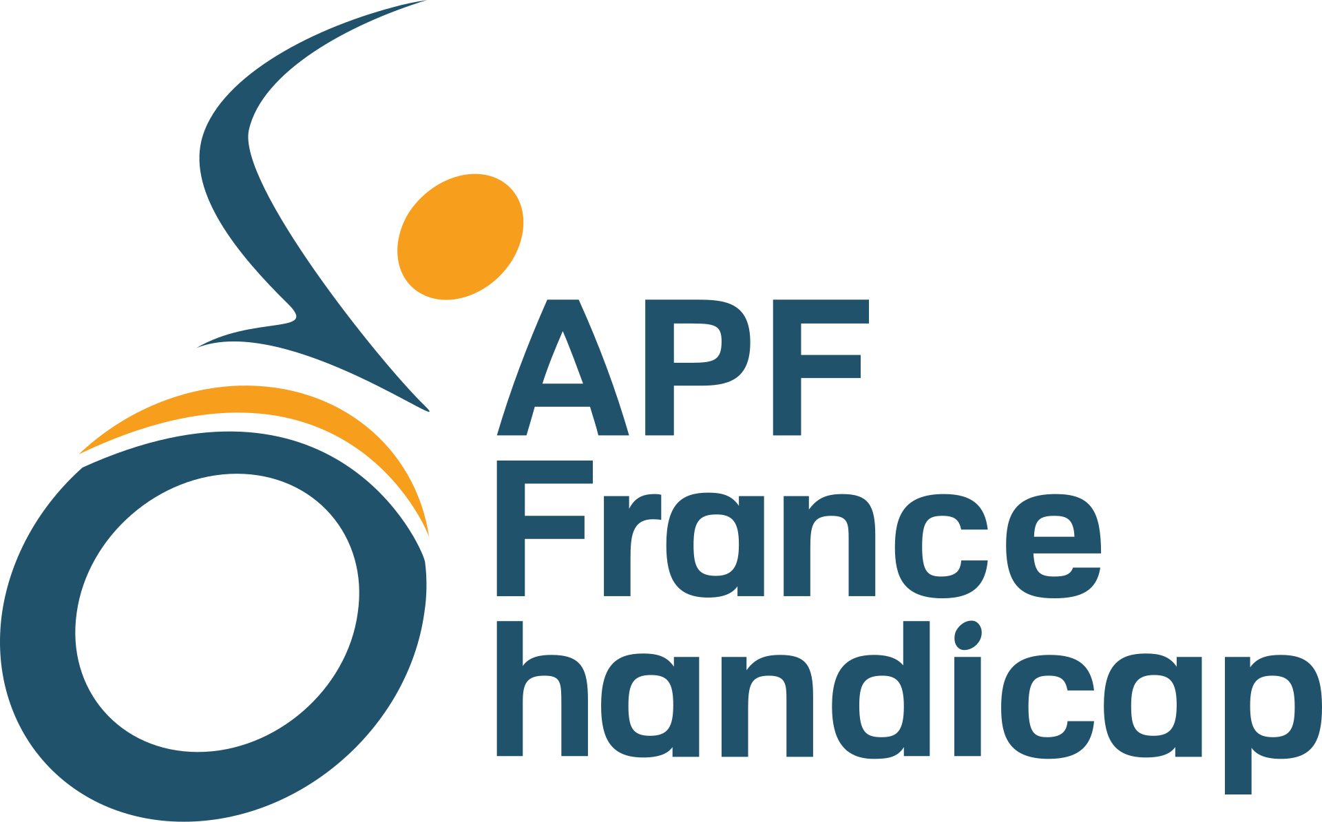 Logo de l'association APF France Handicap, cliente de Dupsy