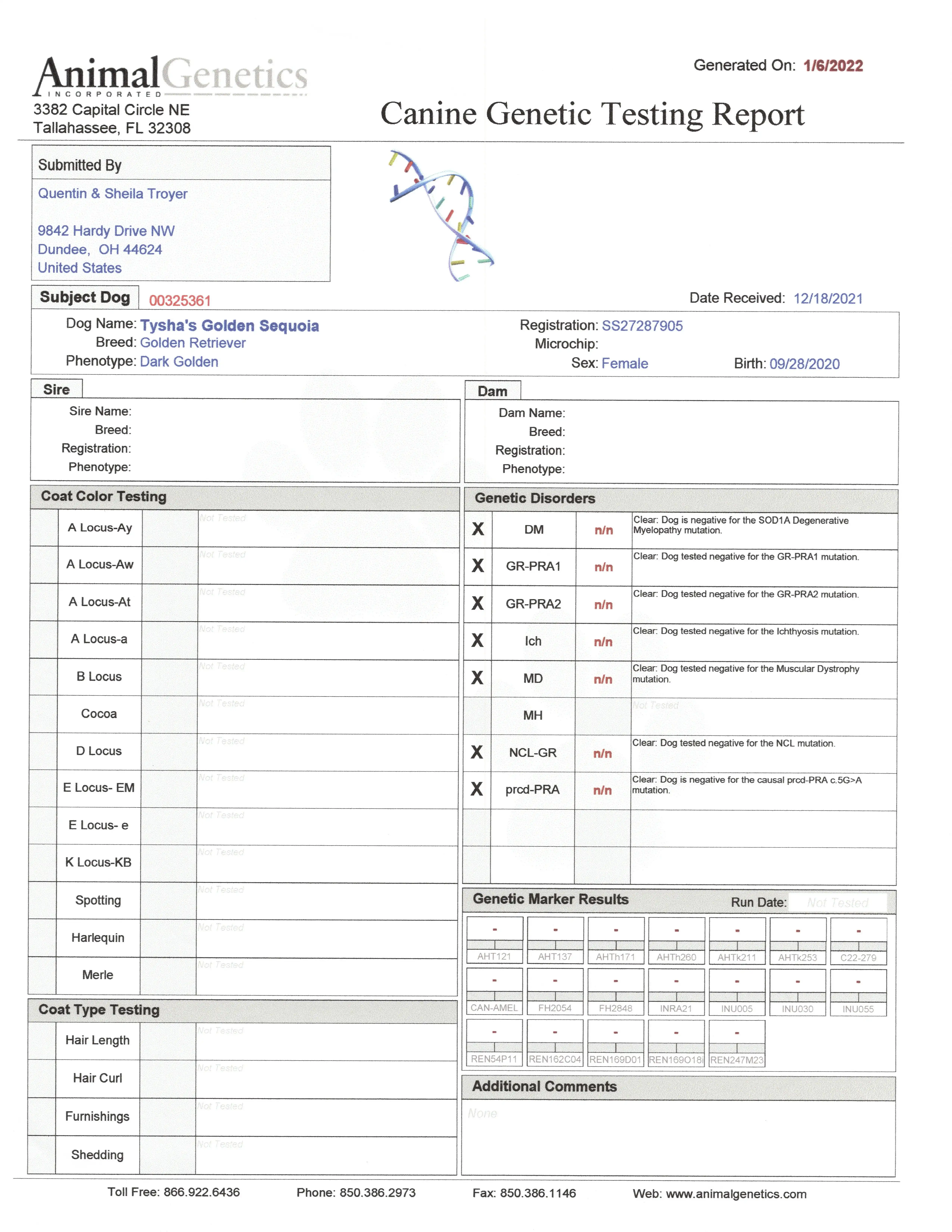 DNA document