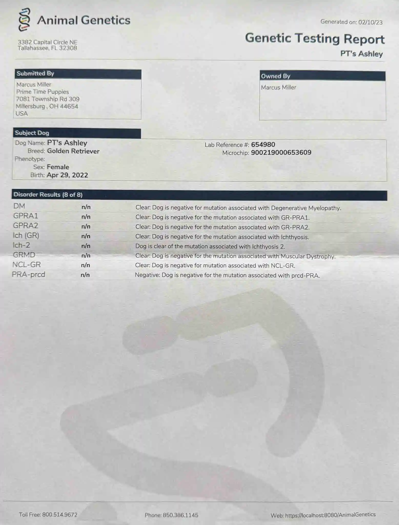 DNA document