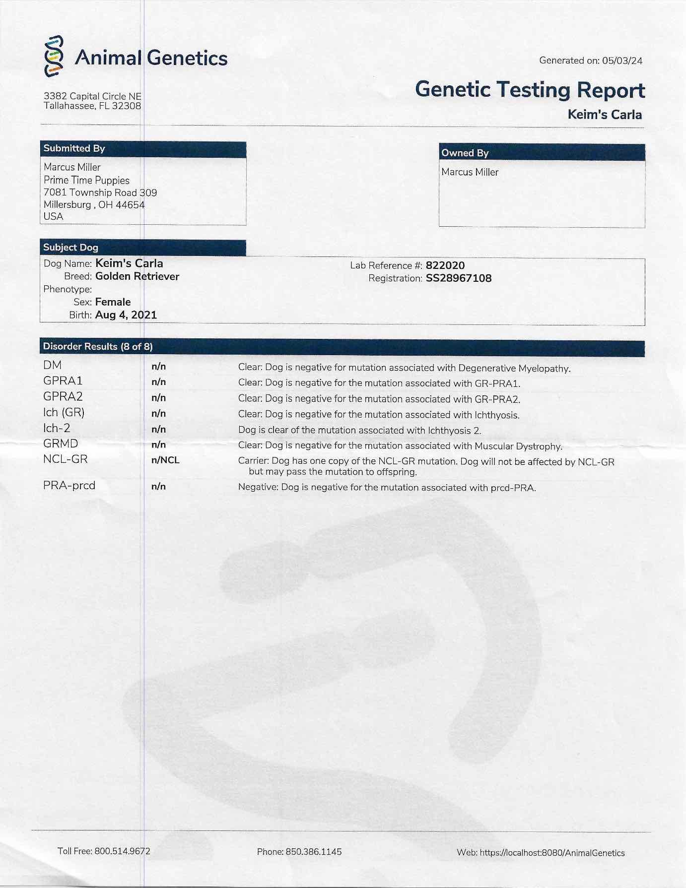 DNA document