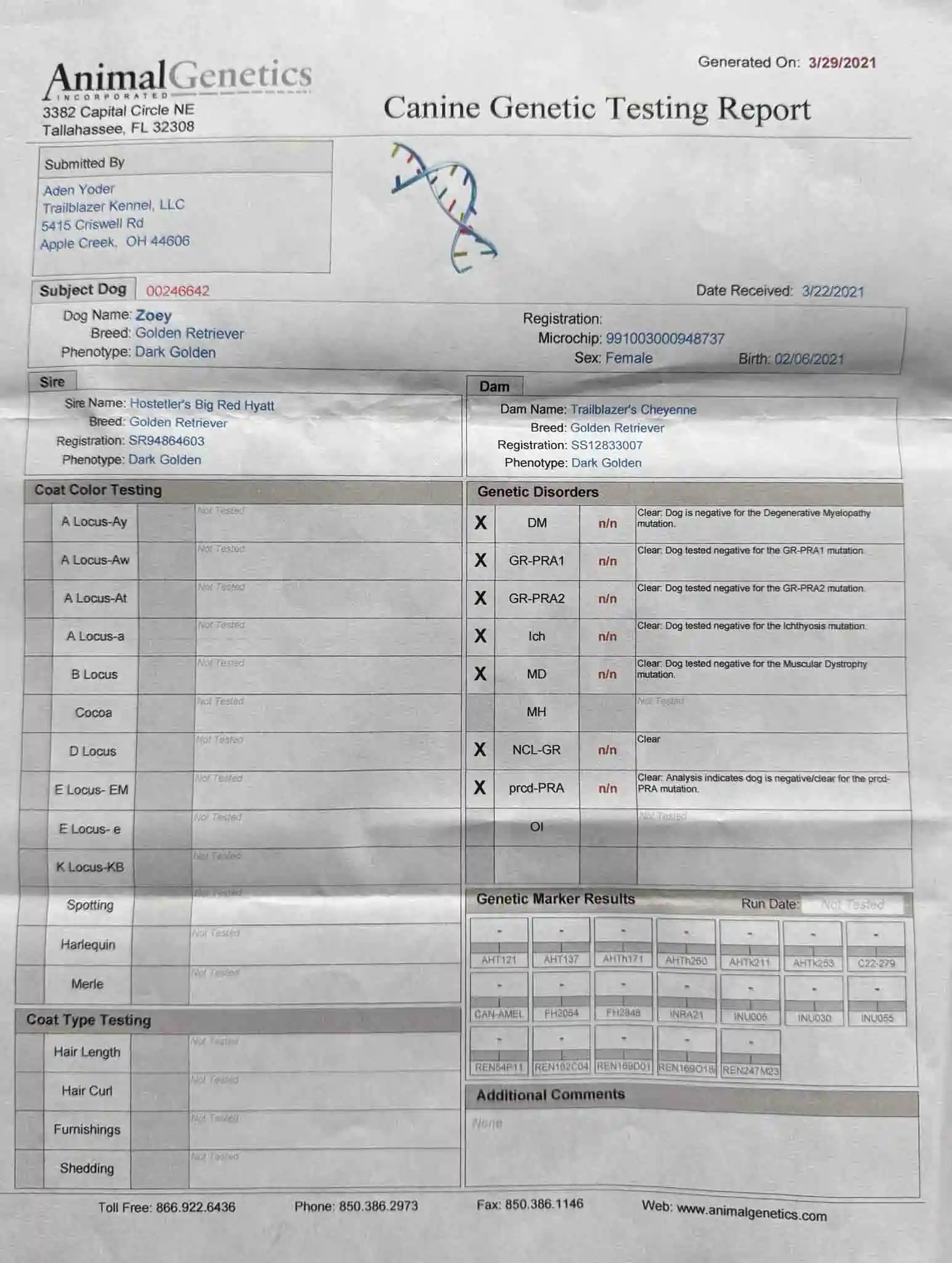 DNA document