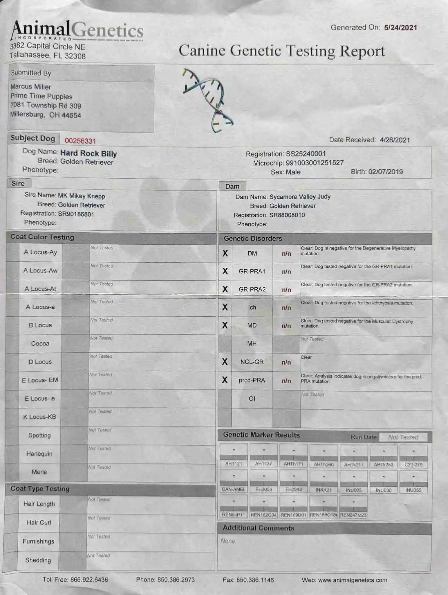 DNA document