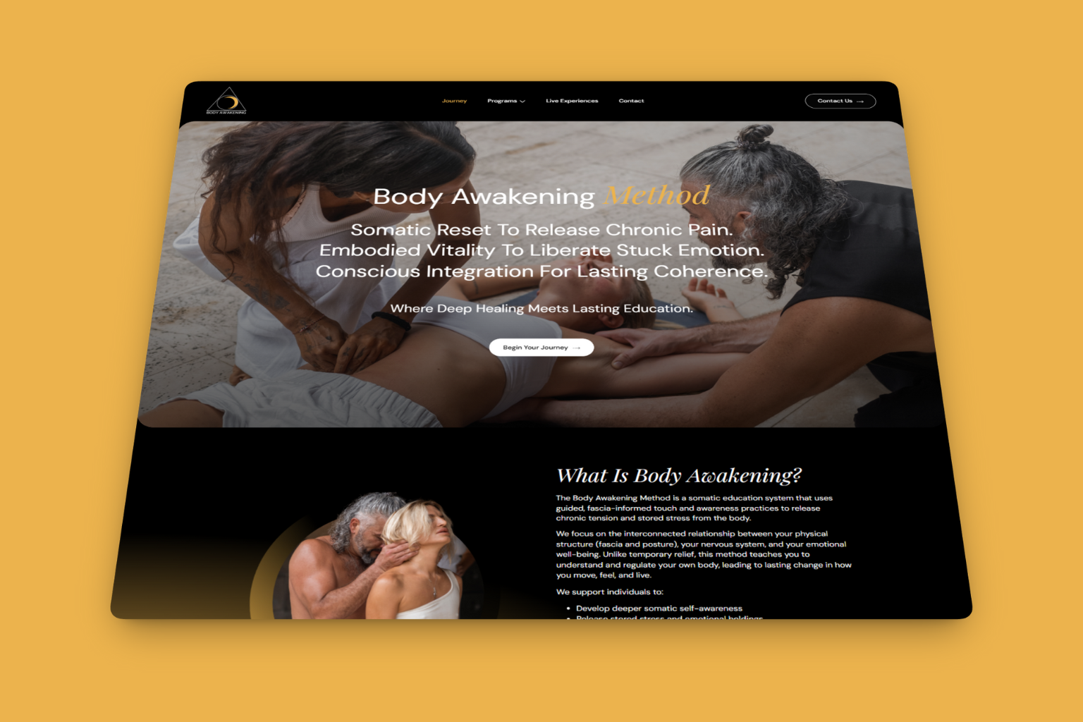 Body Awakening Journey Social Media Management