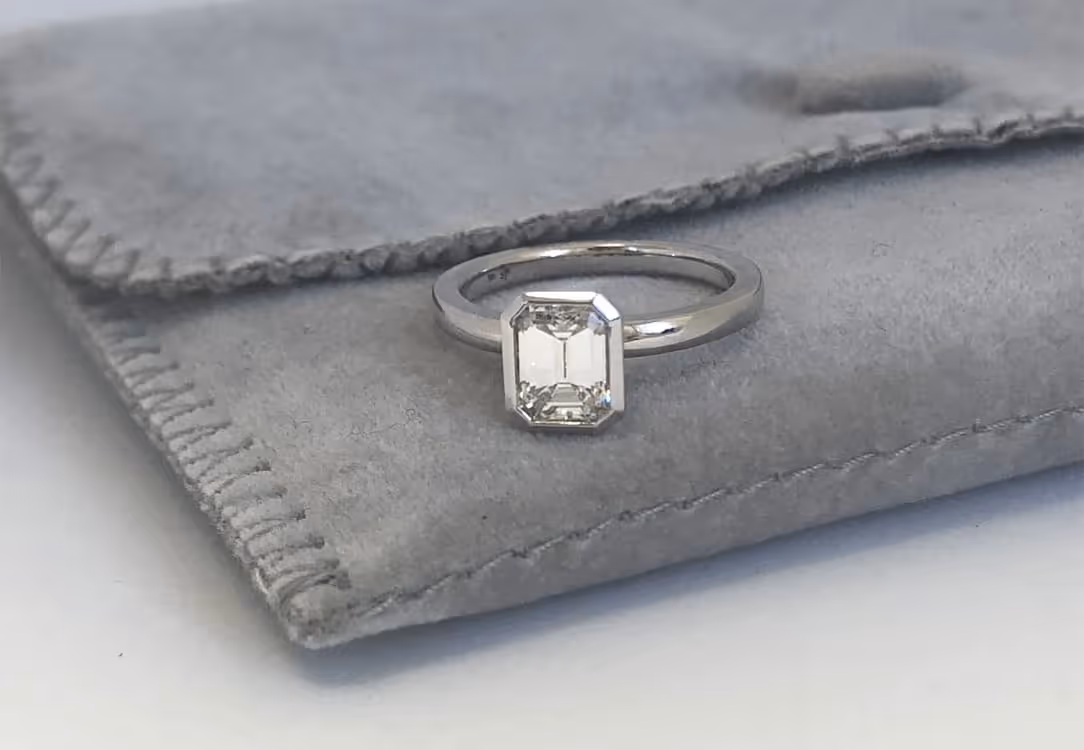 Emerald Cut Diamond Ring for Steph
