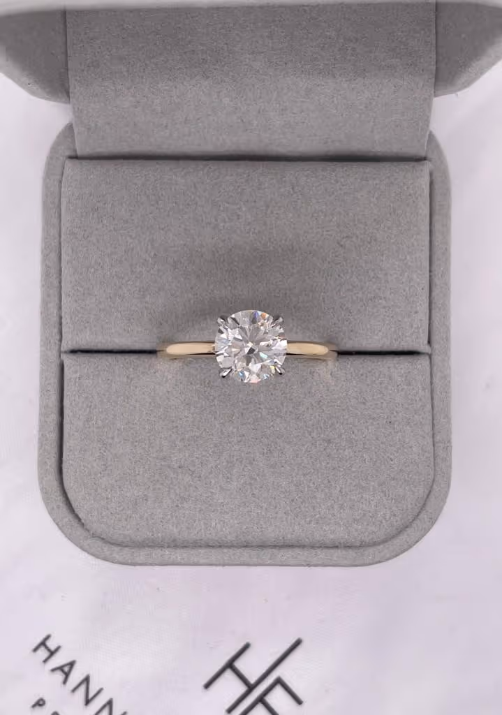 Solitaire Diamond Engagement Ring