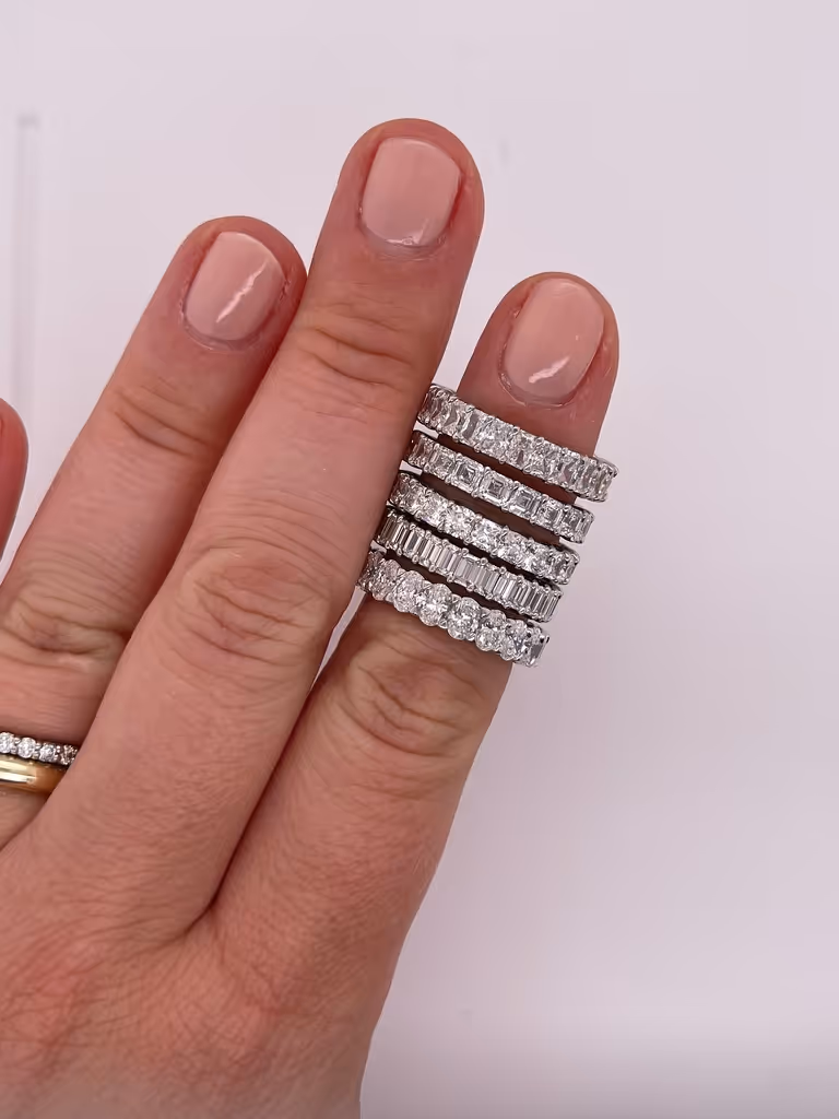 Custom Diamond Eternity Bands