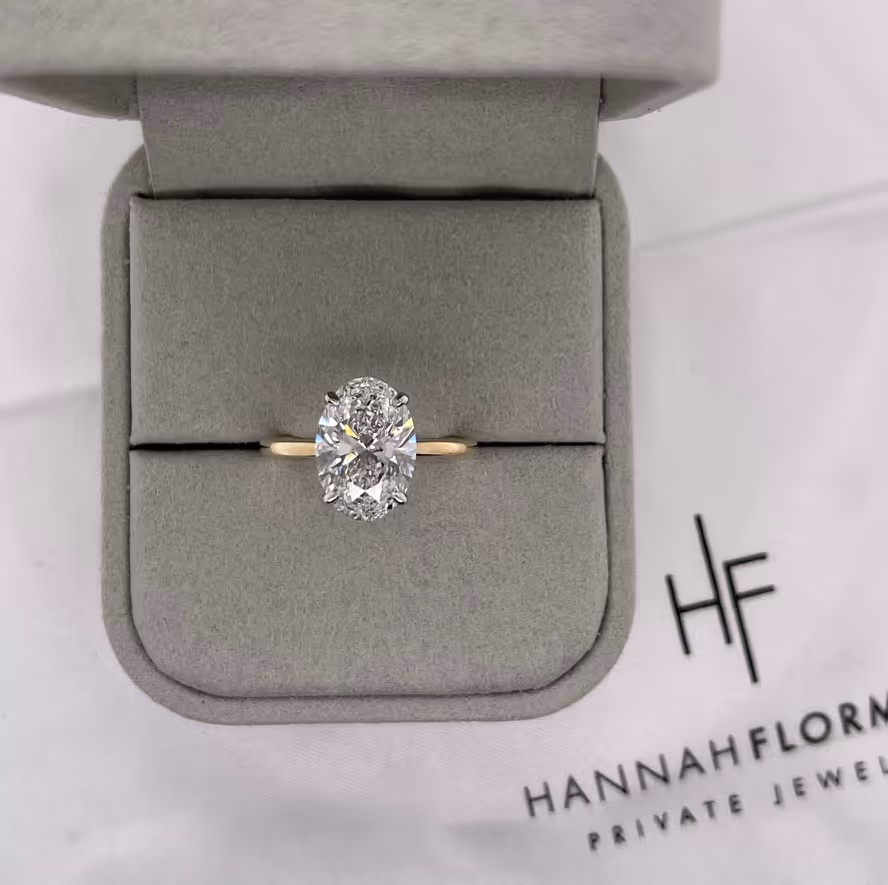Oval Solitaire Engagement Ring