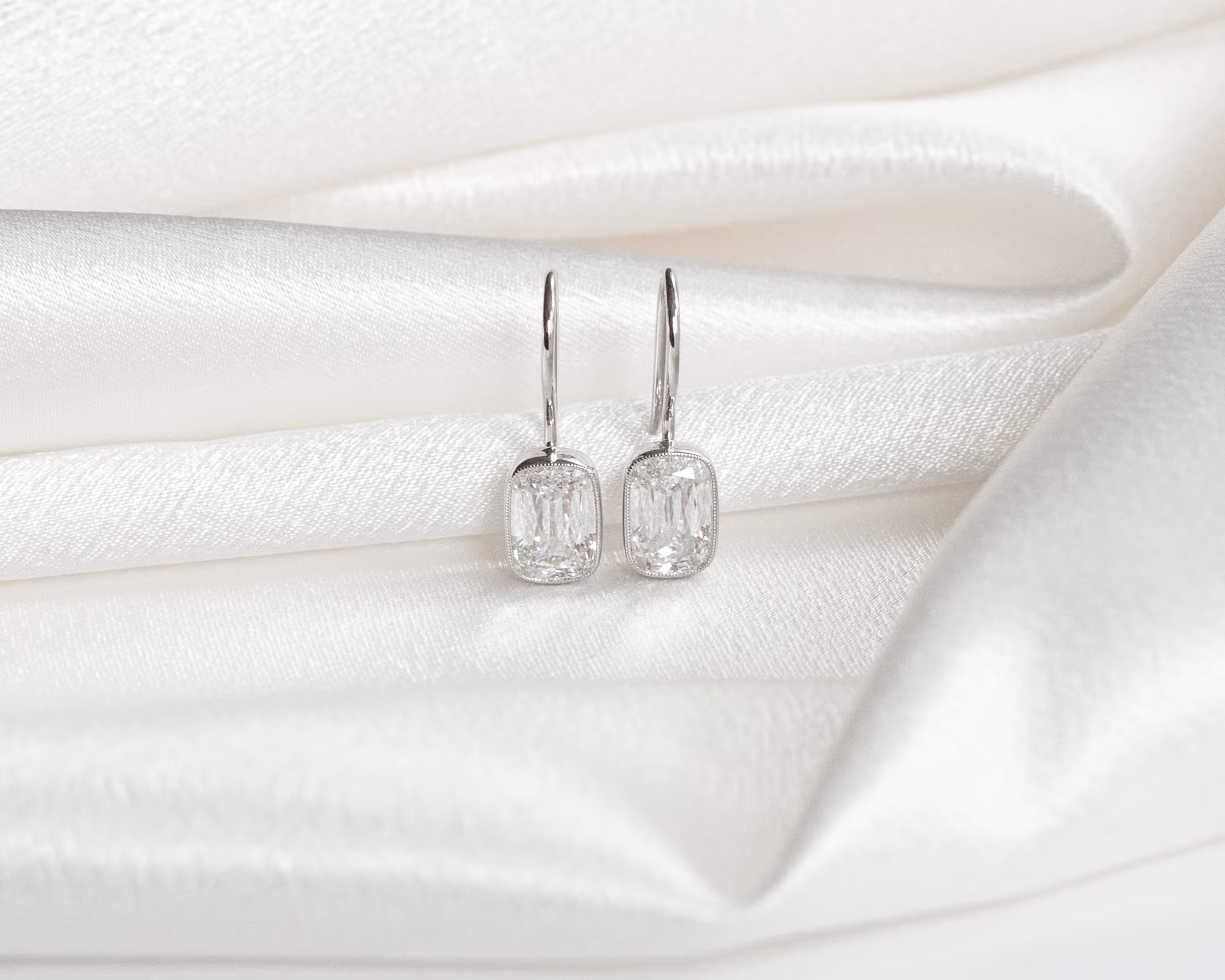 Diamond Drop Earrings from Boston Jeweler, Hannah Florman