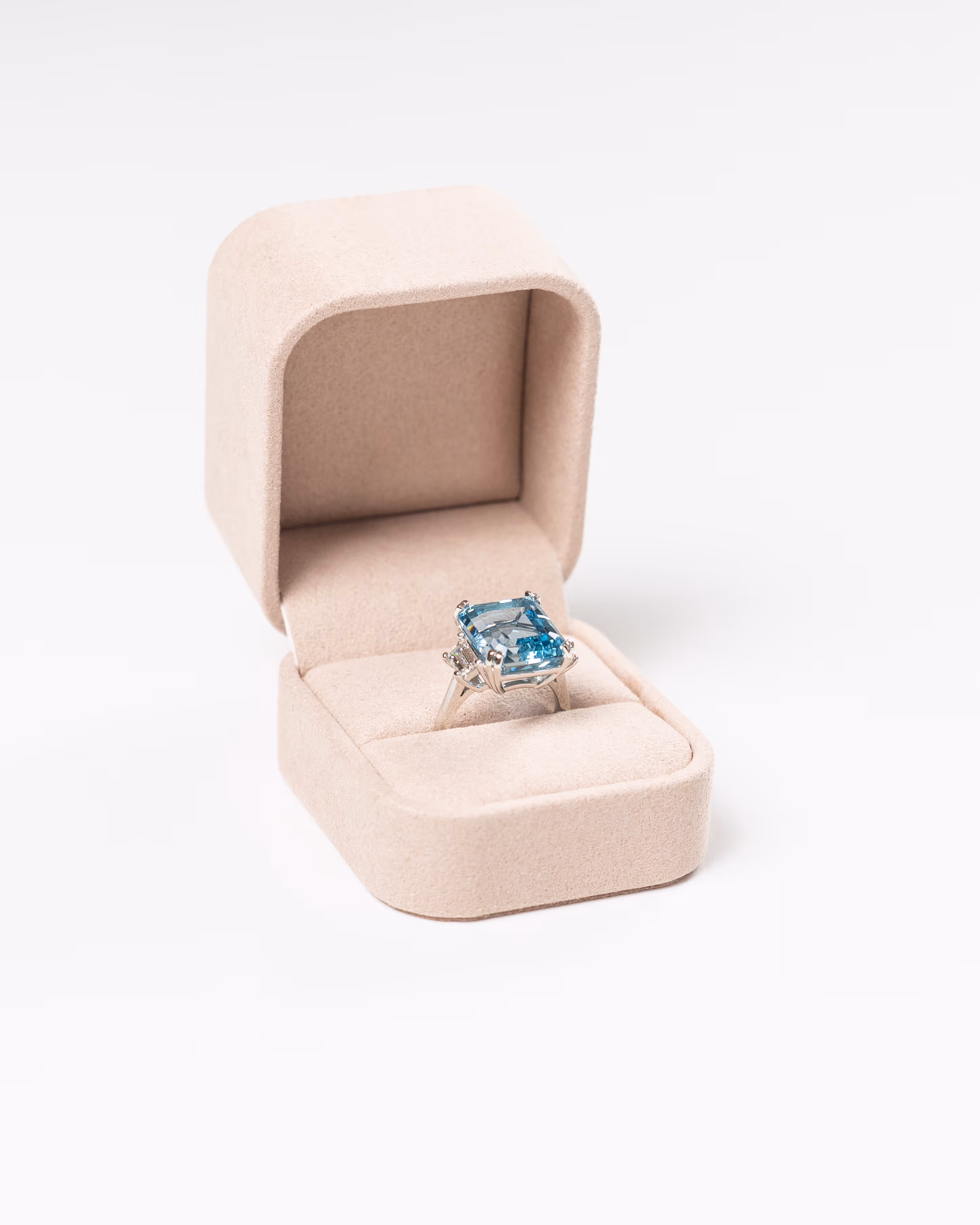 Aquamarine Cocktail Ring