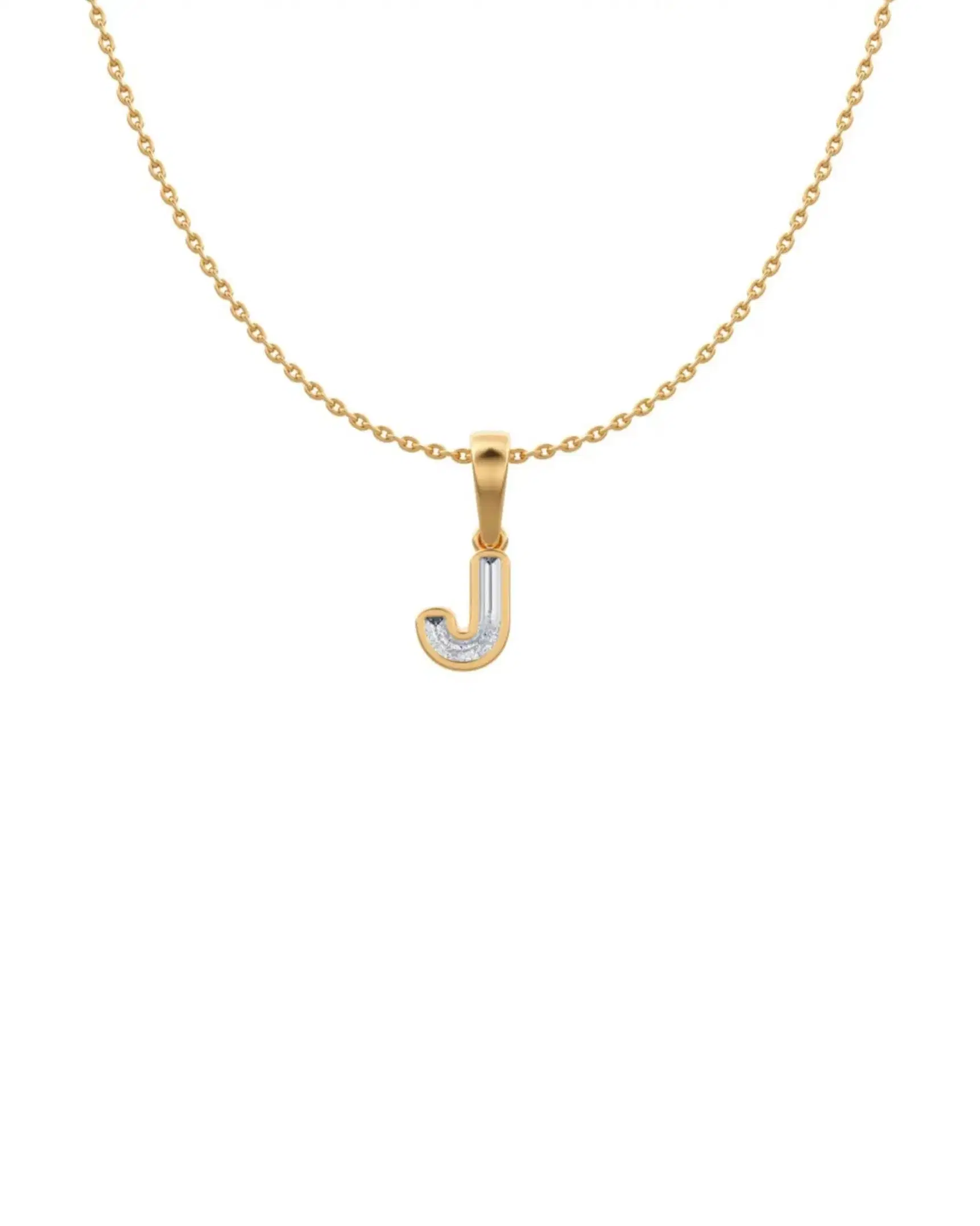 Diamond Initial Pendant
