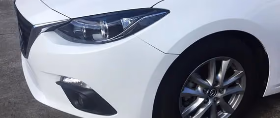 Image of a Mazda 3 after repair, displaying the vehicle in mint condition.