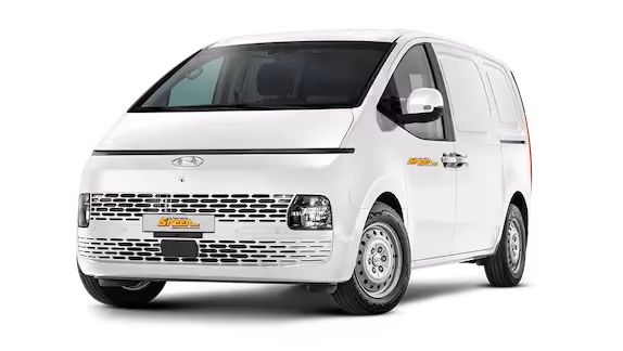 Image of a Hyundai Staria, emphasising its modern design and spacious interior.