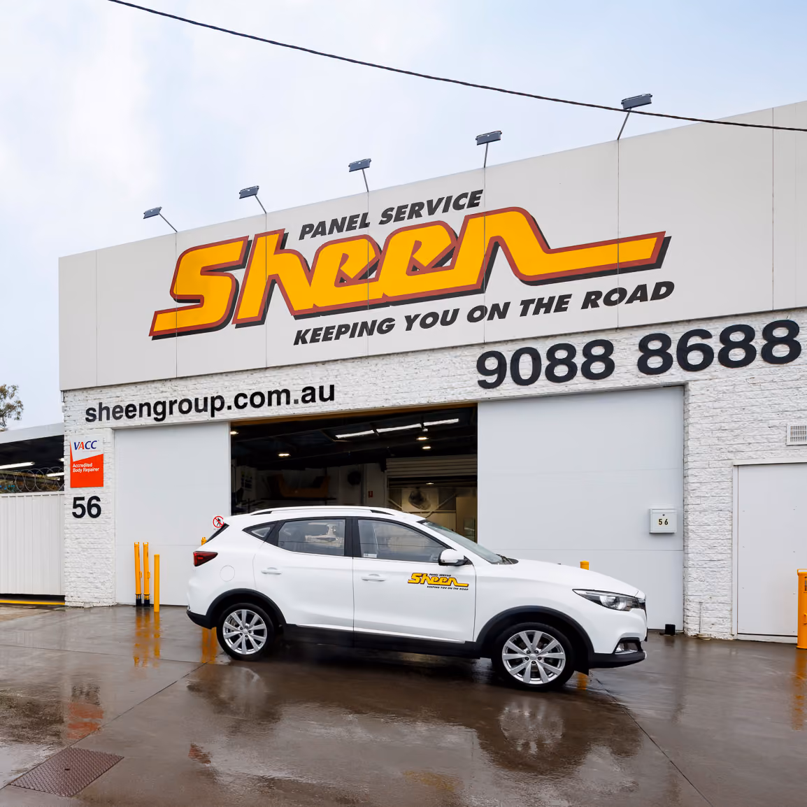 Sheen Panel Service shop in Lilydale