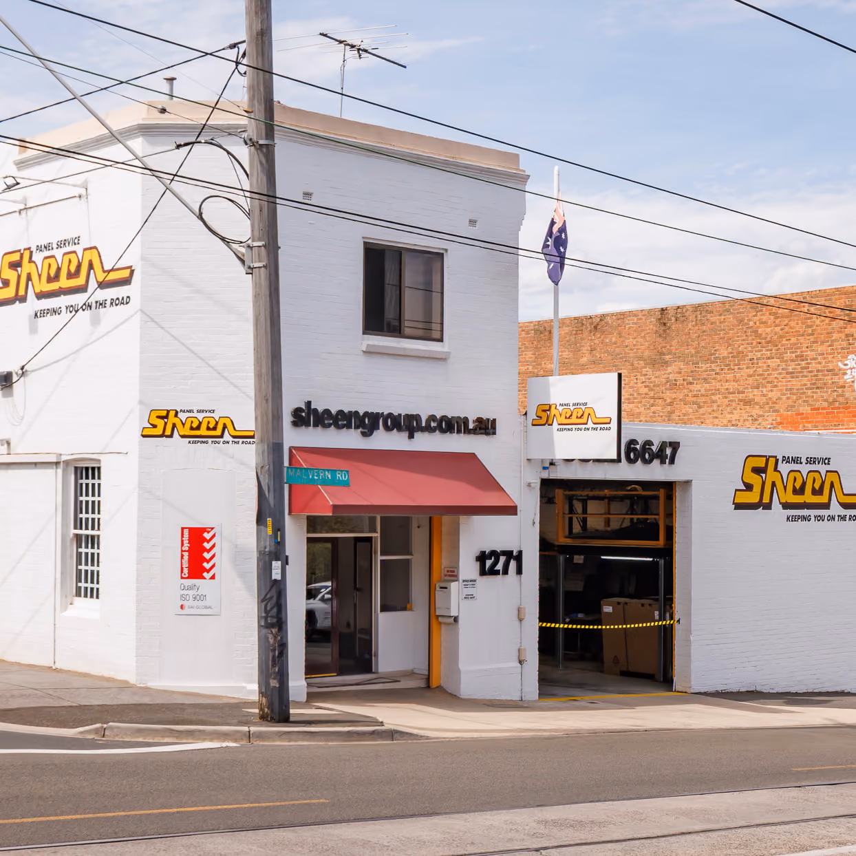 Sheen Panel Service shop in Malvern