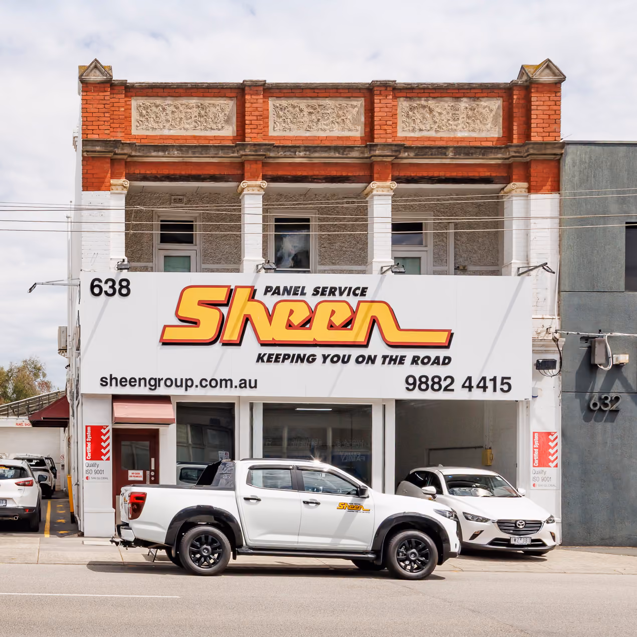 Sheen Panel Service shop in Hawthorn