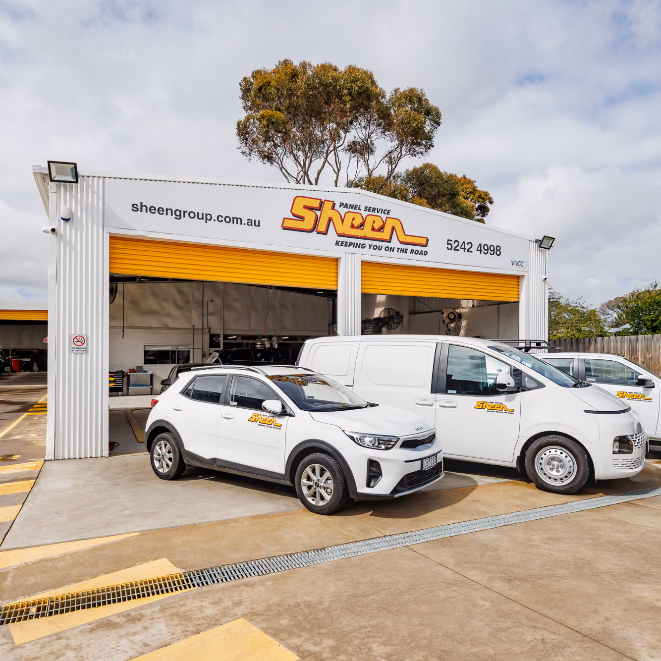 Sheen Panel Service shop in Drysdale