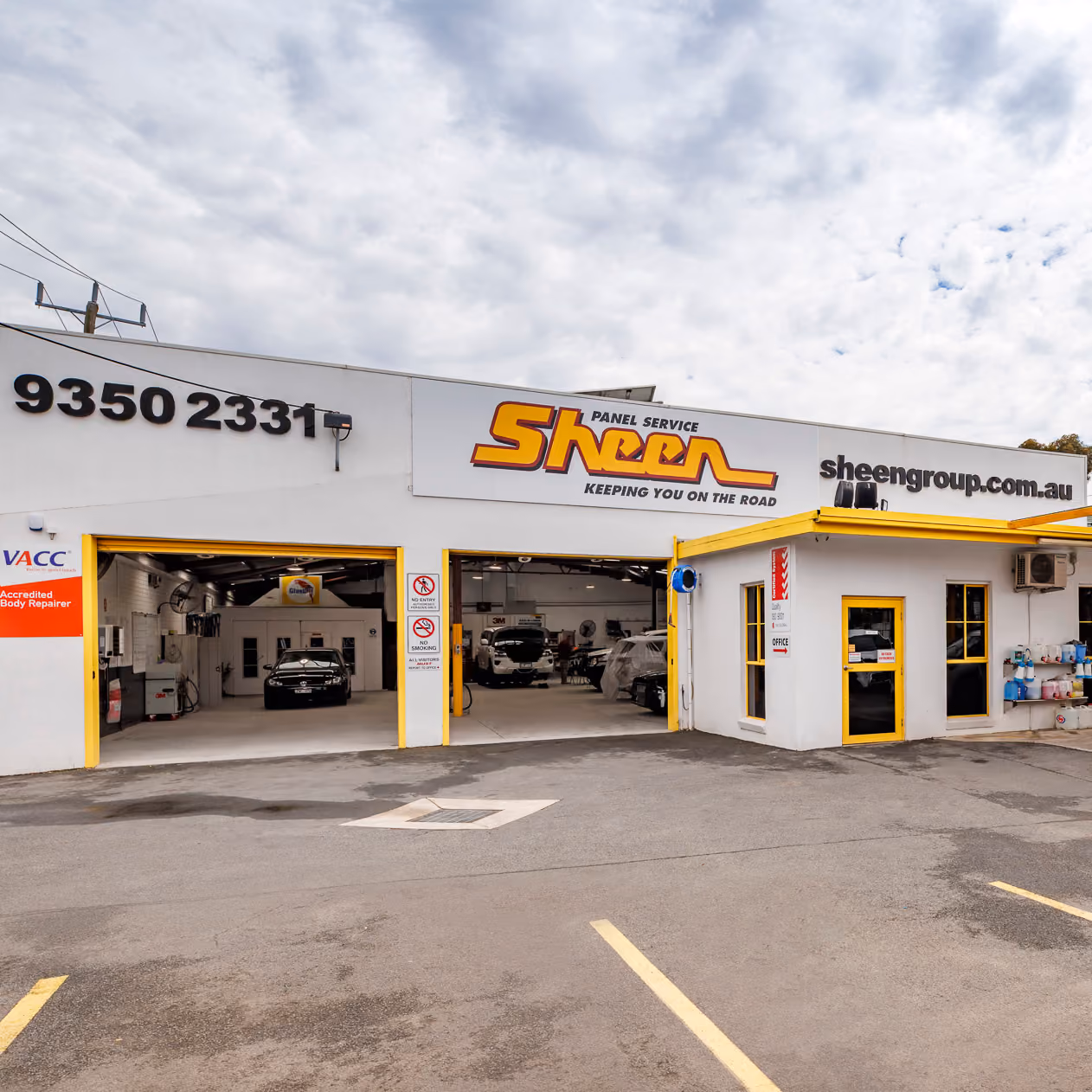 Sheen Panel Service shop in Coburg