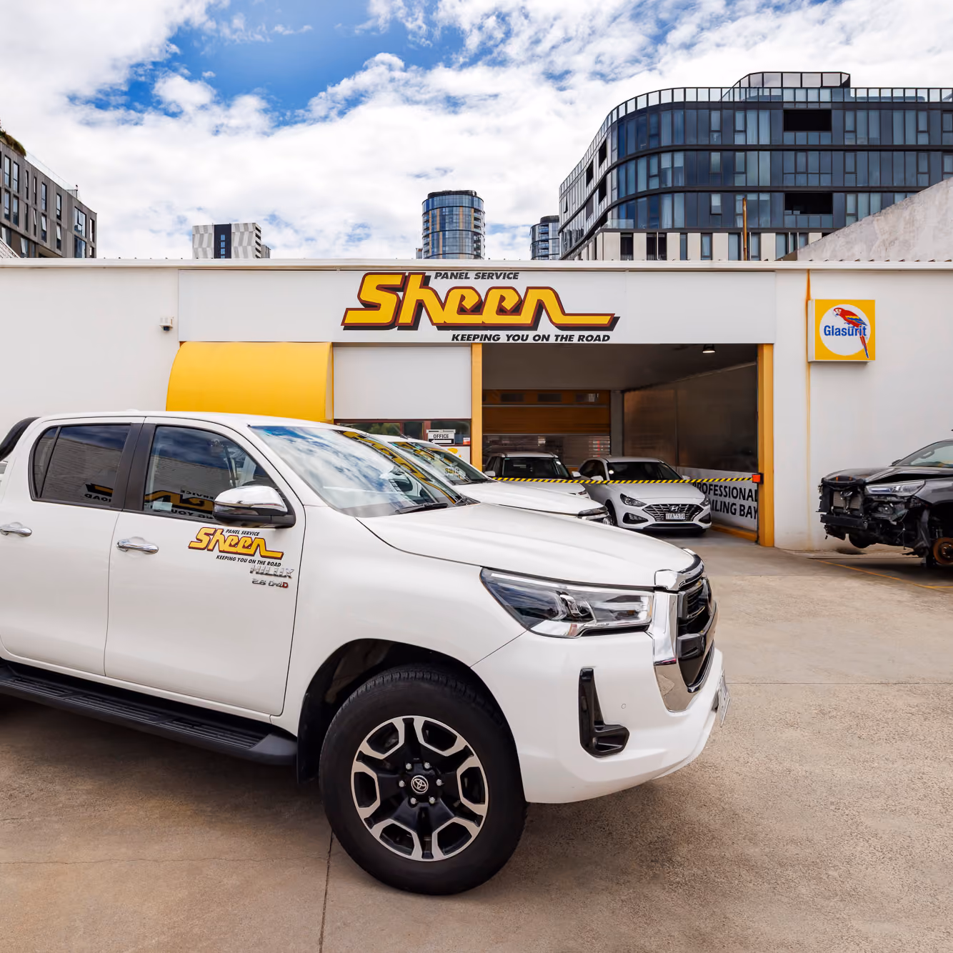 Sheen Panel Service shop in South Melbourne