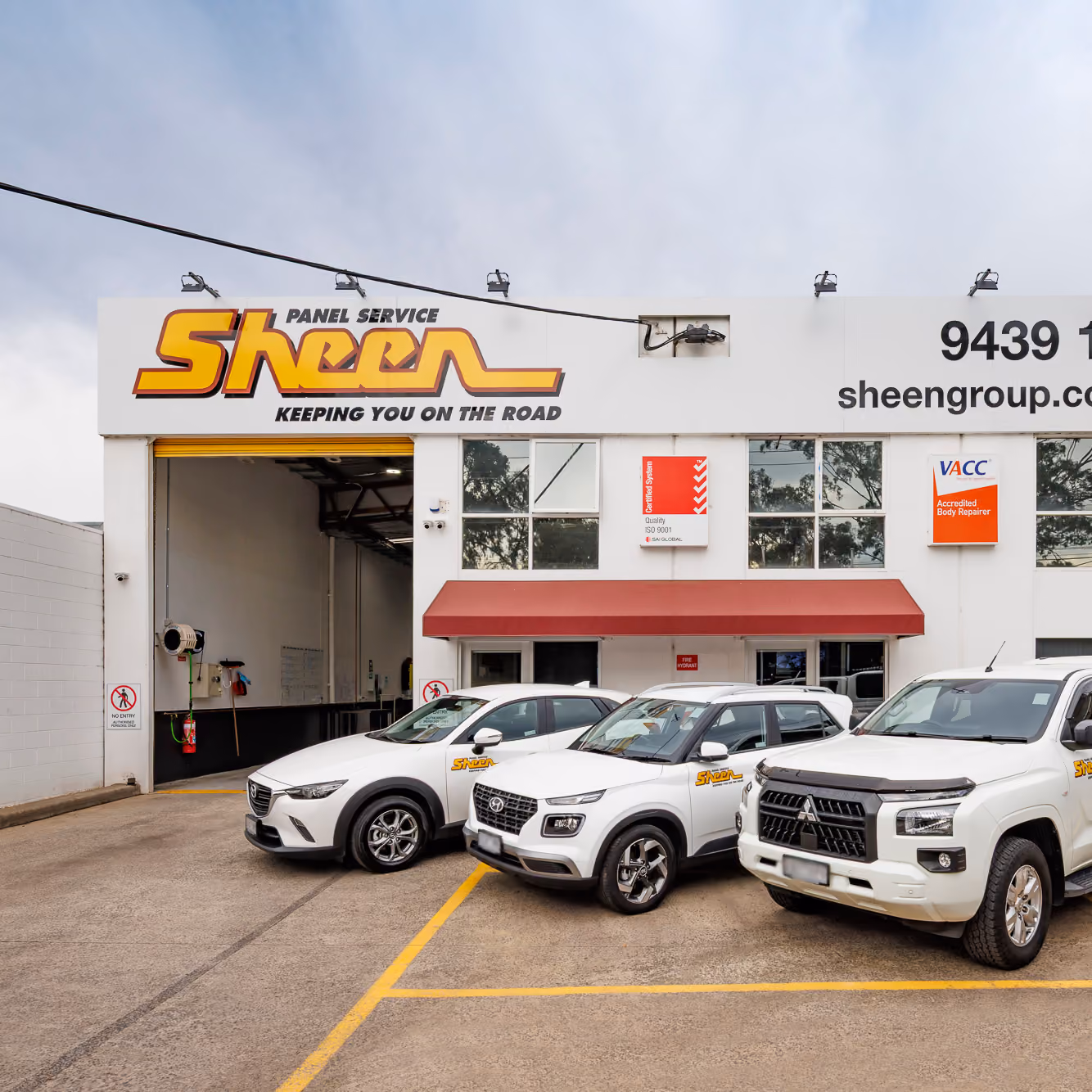 Sheen Panel Service shop in Eltham