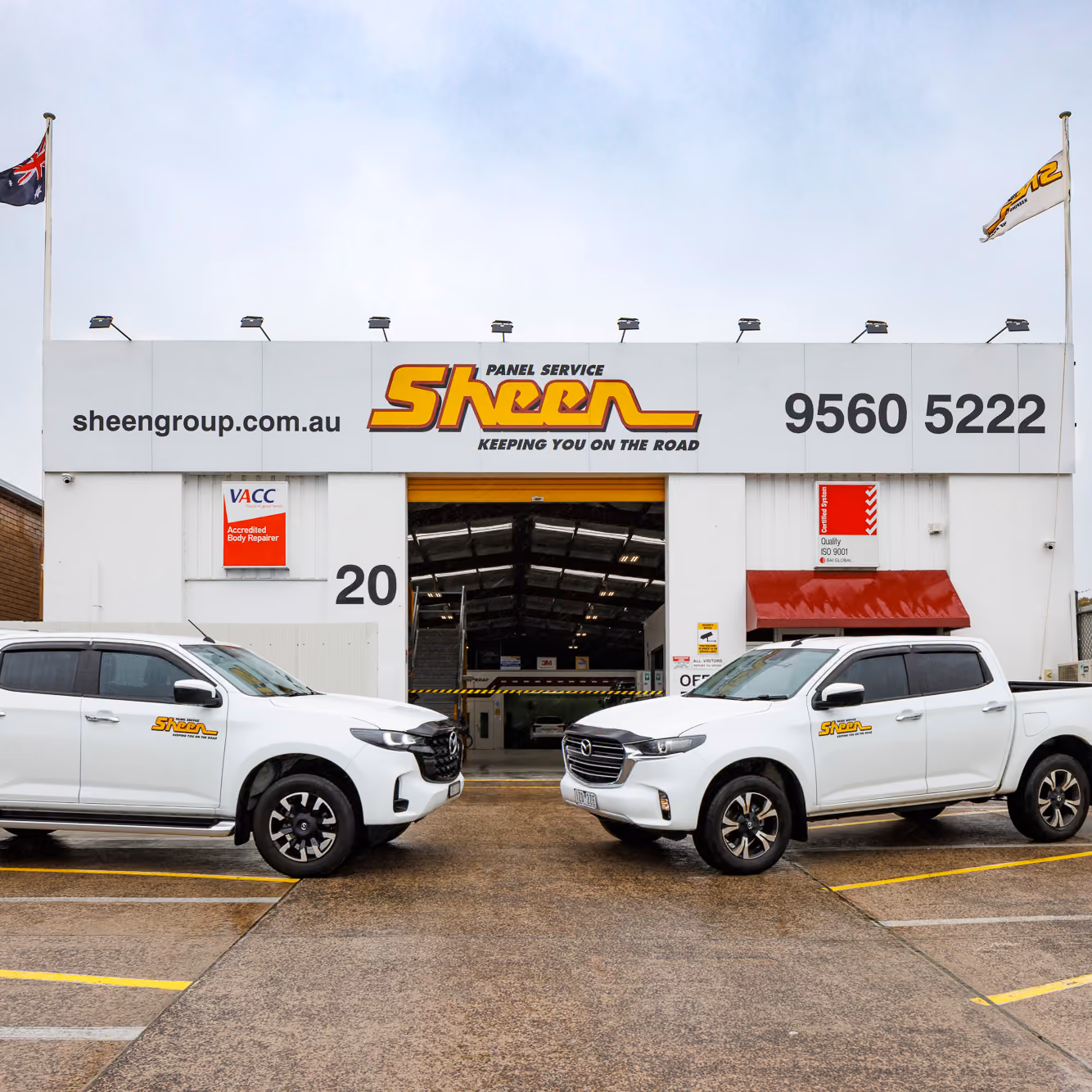 Sheen Panel Service shop in Glen Waverley