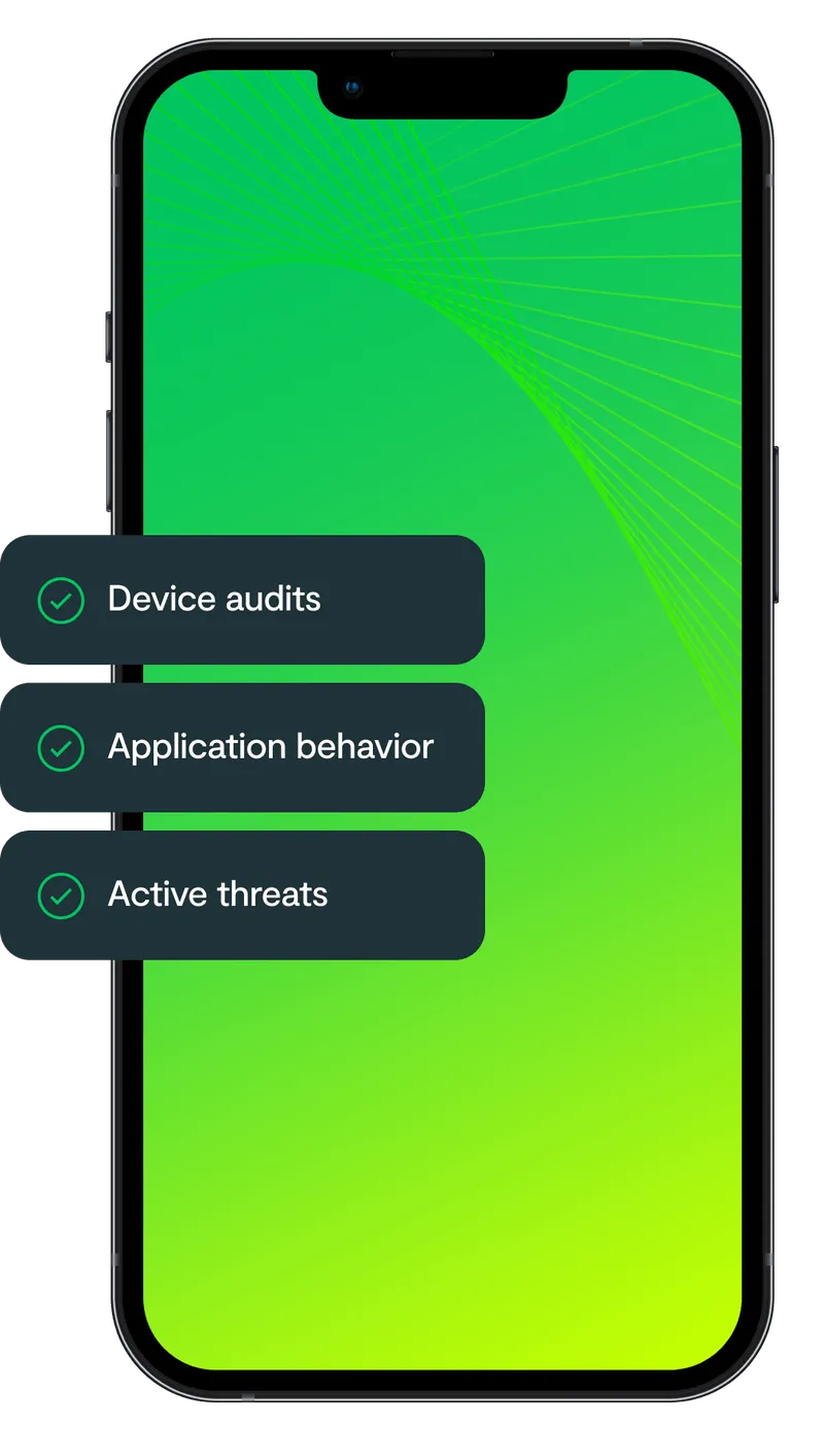 Comprehensive visibility into mobile risk.