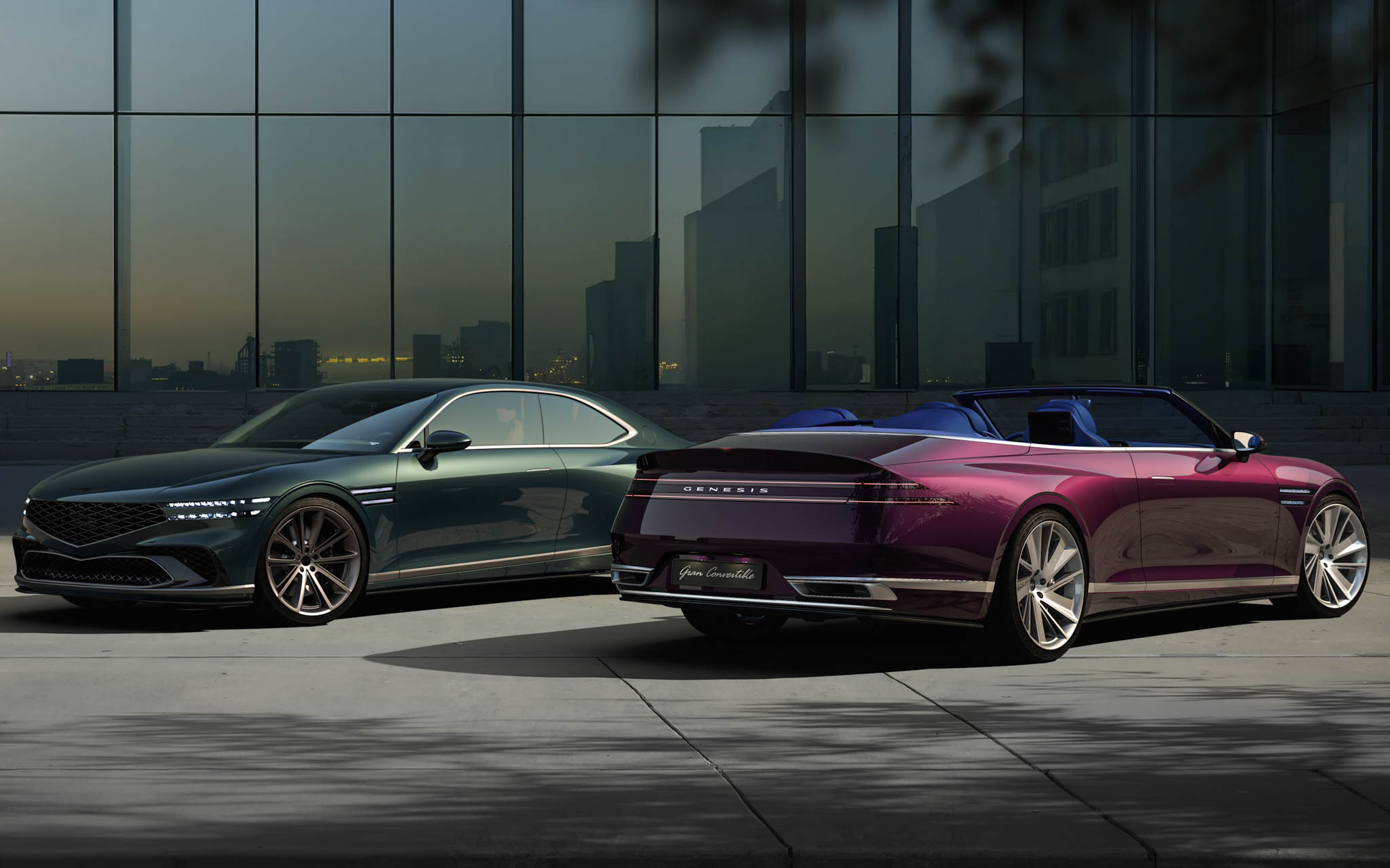 Genesis Unveils X Gran Coupe and Convertible Concepts at Seoul Mobility Show