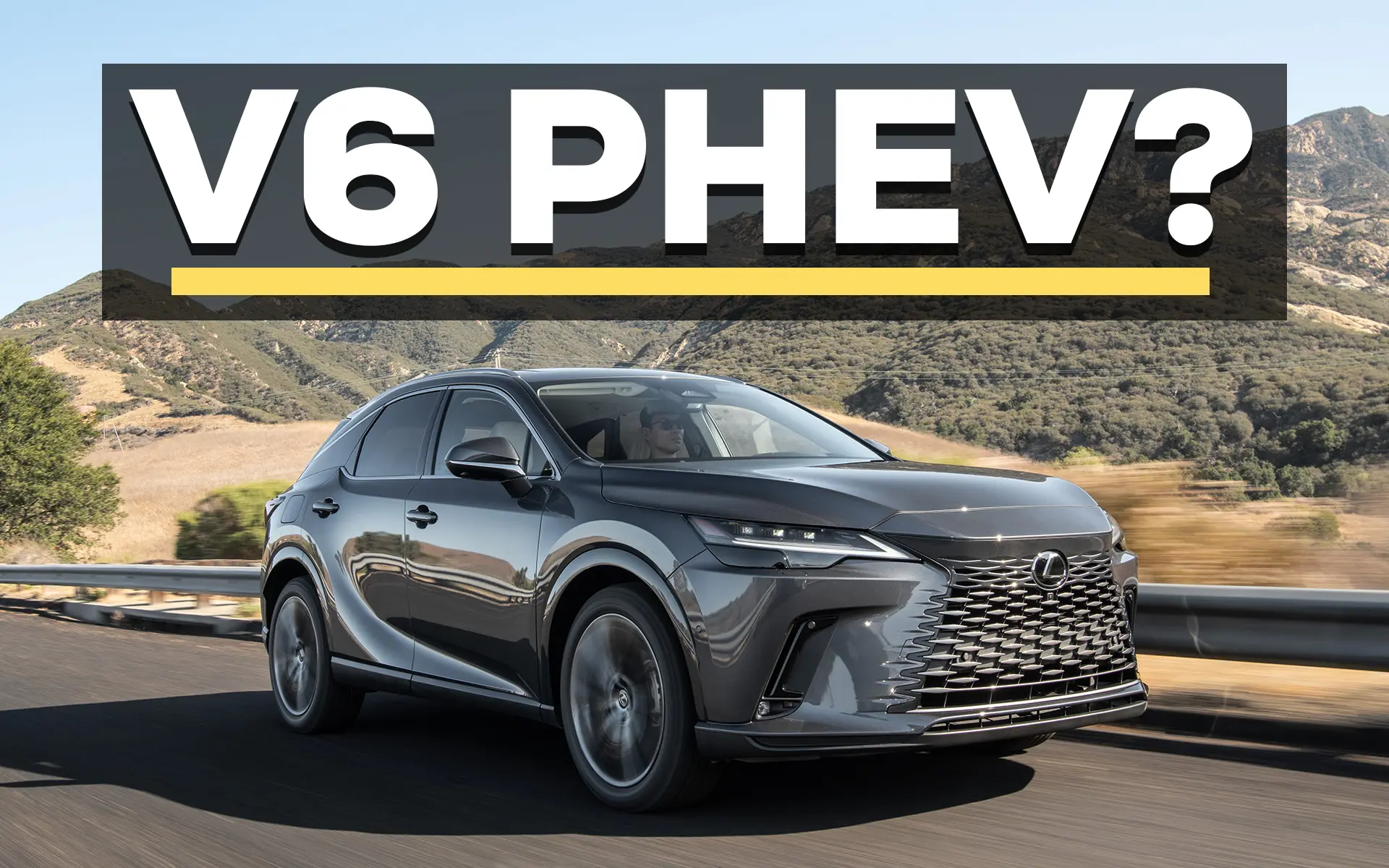 Lexus RX550h+ Trademark Hints at V6 Plug-In Hybrid SUV