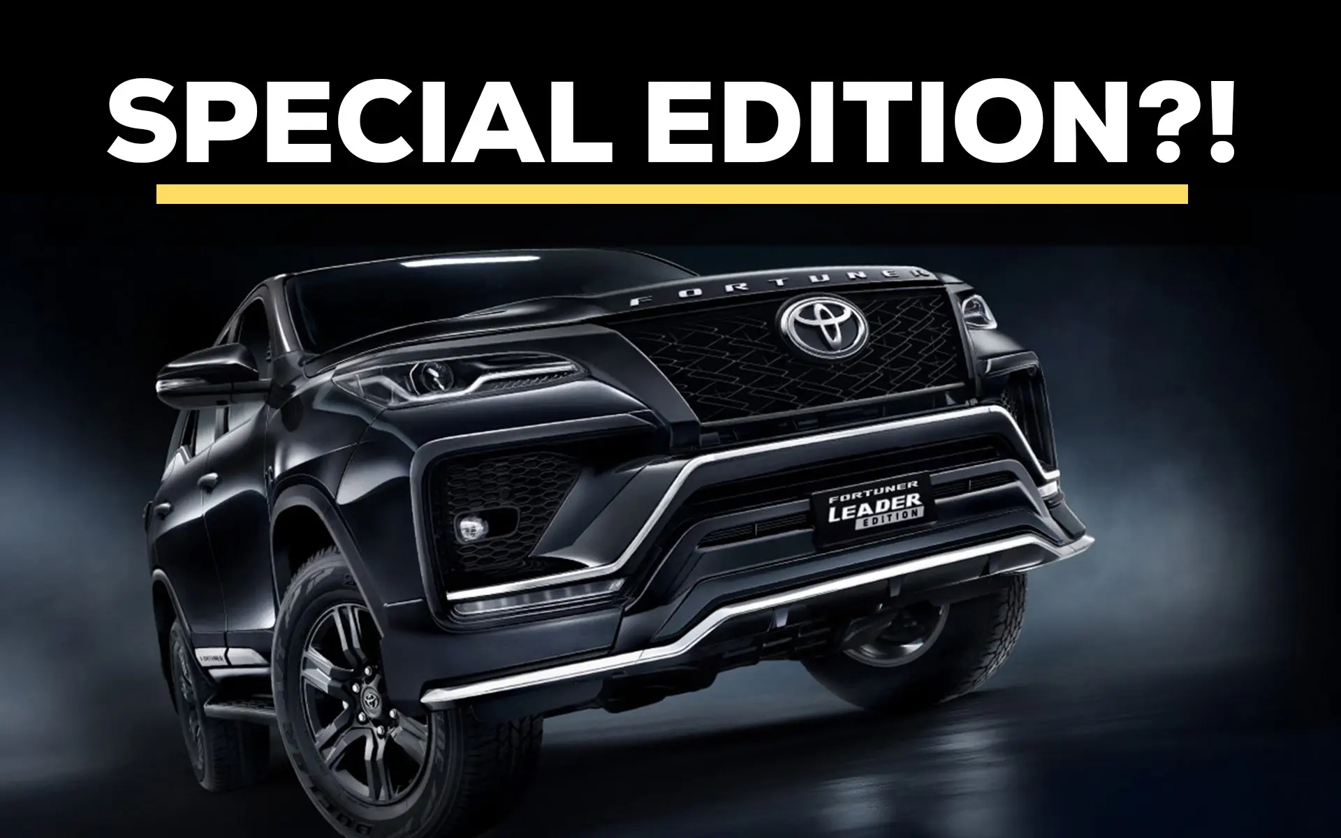 This Special-Edition Toyota Fortuner Has Been Announced in India