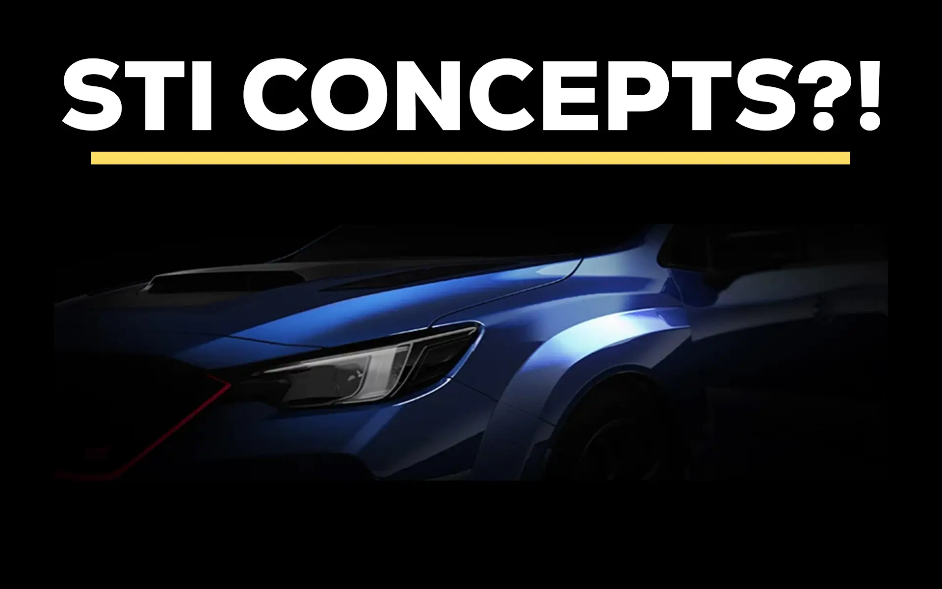 These Subaru STI Concepts are Being Unveiled in Tokyo