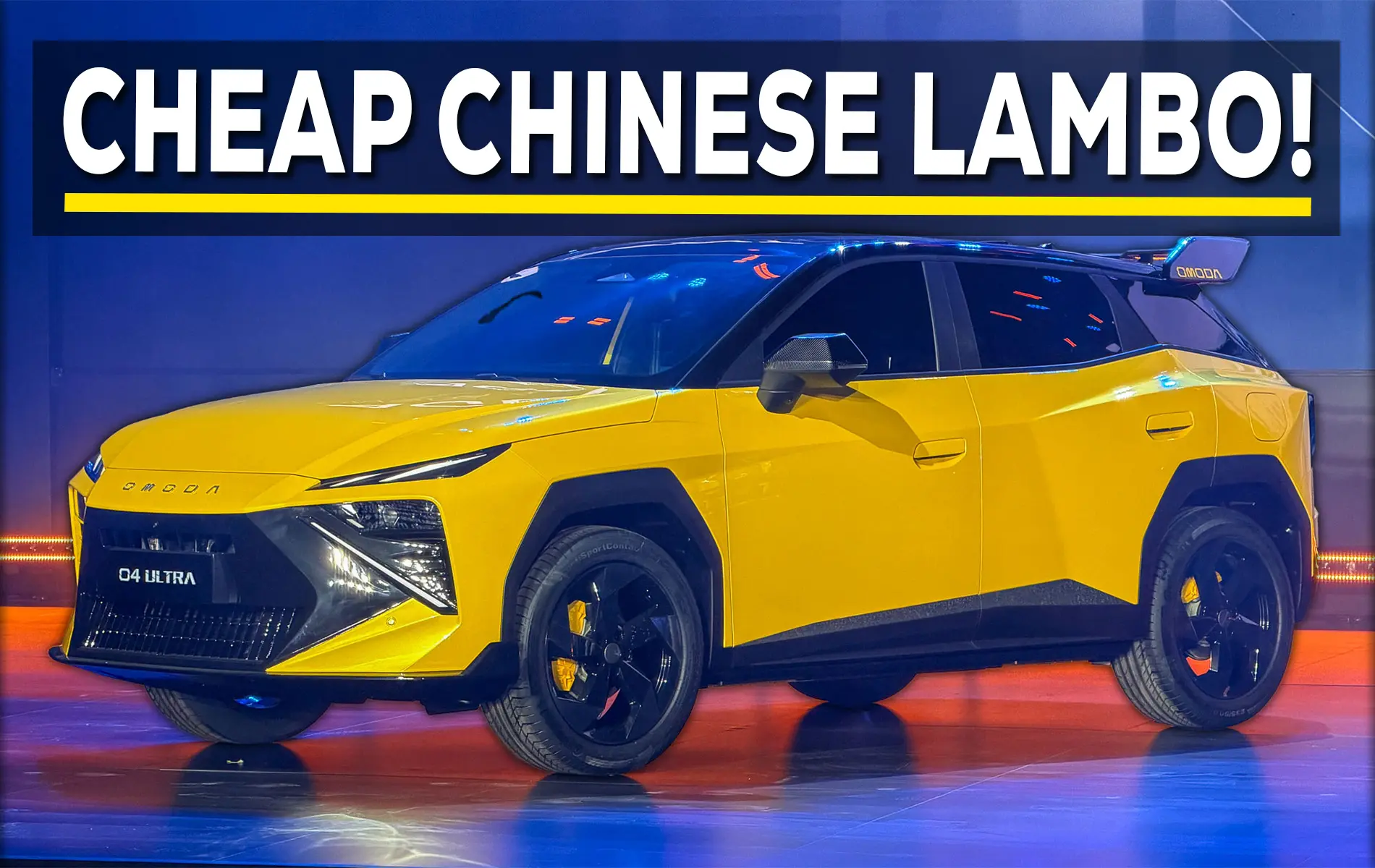 Omoda 4 Ultra Revealed in China with Wild Lamborghini 'Inspired' Styling