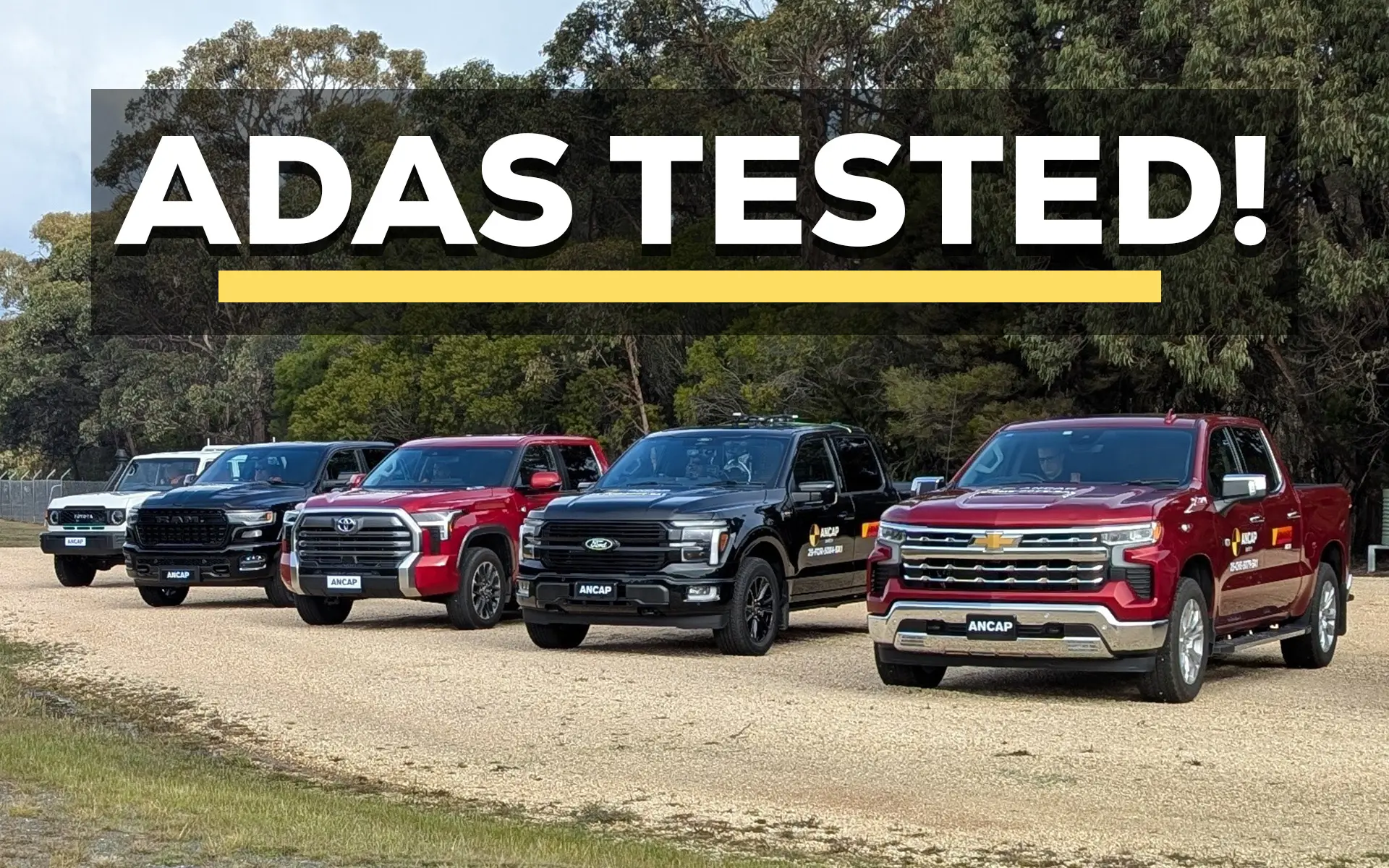 ANCAP Tested the ADAS Systems in Five Large Ute Models: Here’s what they Found