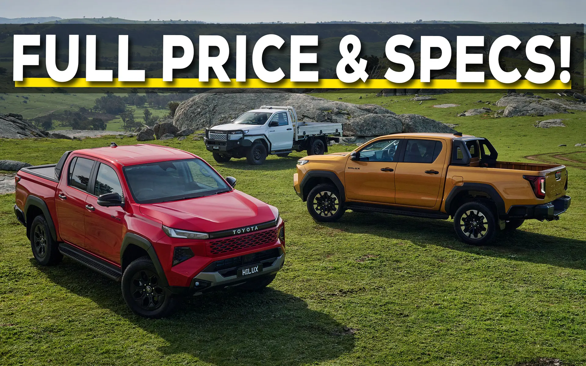 2026 Toyota HiLux: Full Australian Pricing and Specifications