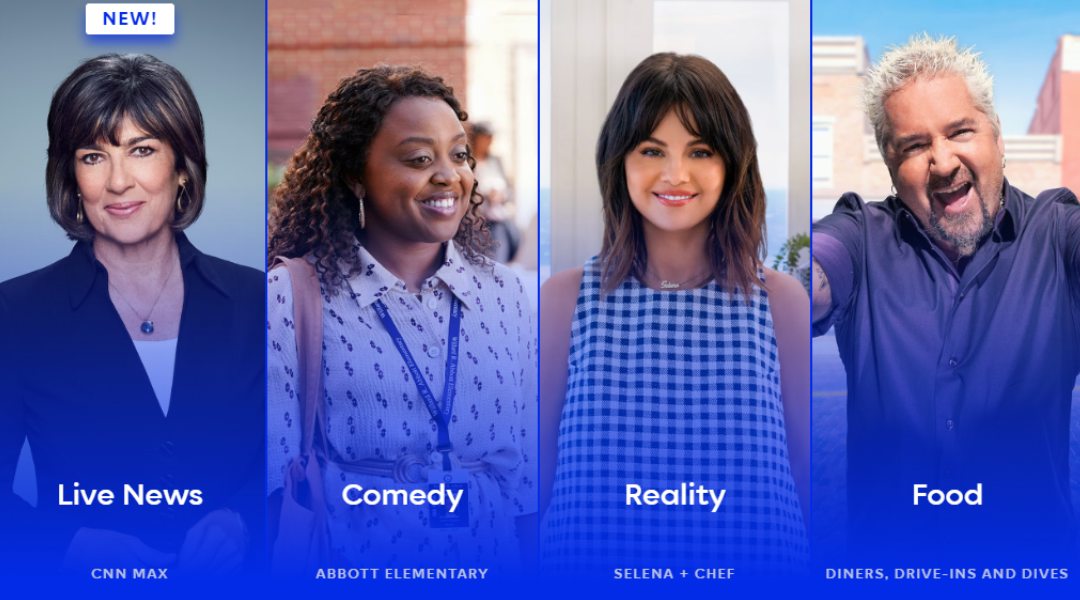 Live News, Comedy, Reality, and Food shows from HBO Max lined up
