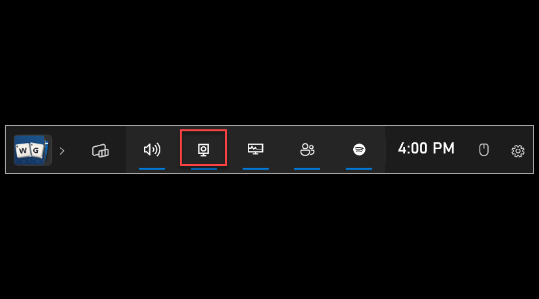 The Windows game bar with the screen recording button highlighted and says "capture"