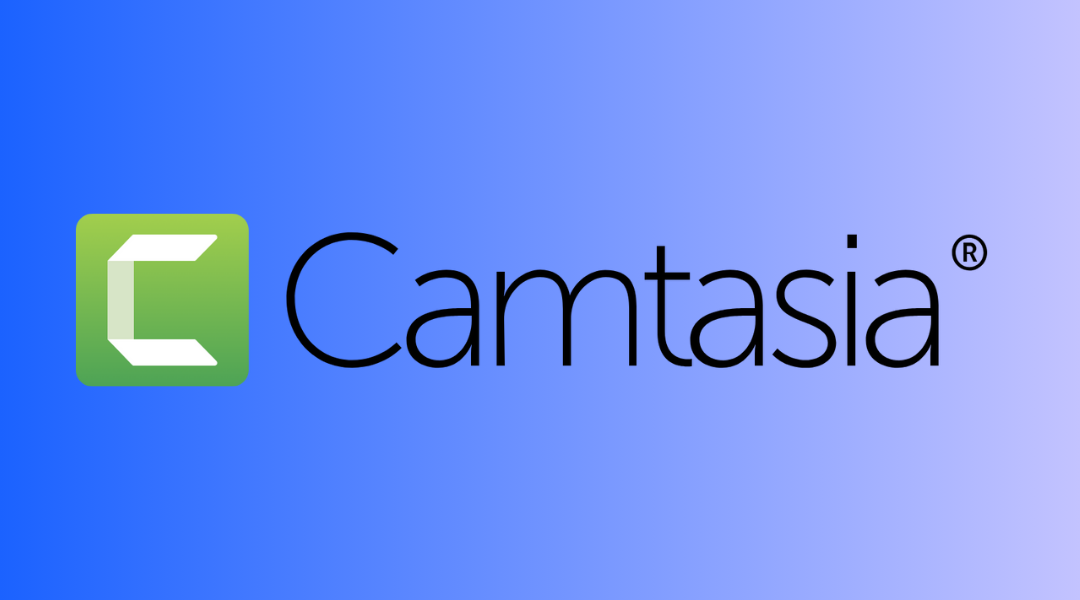 The Camtasia screen recording app logo with a small green square and the letter "C" inside of it