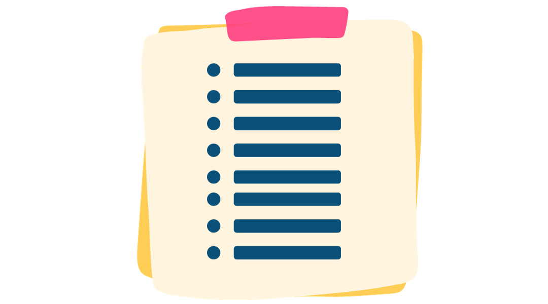 2 pages of outlined notes stacked on top of each other