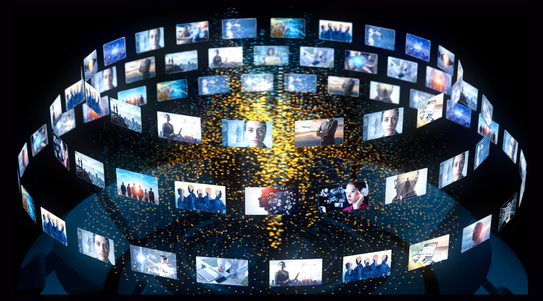 Several images revolving around a yellow light