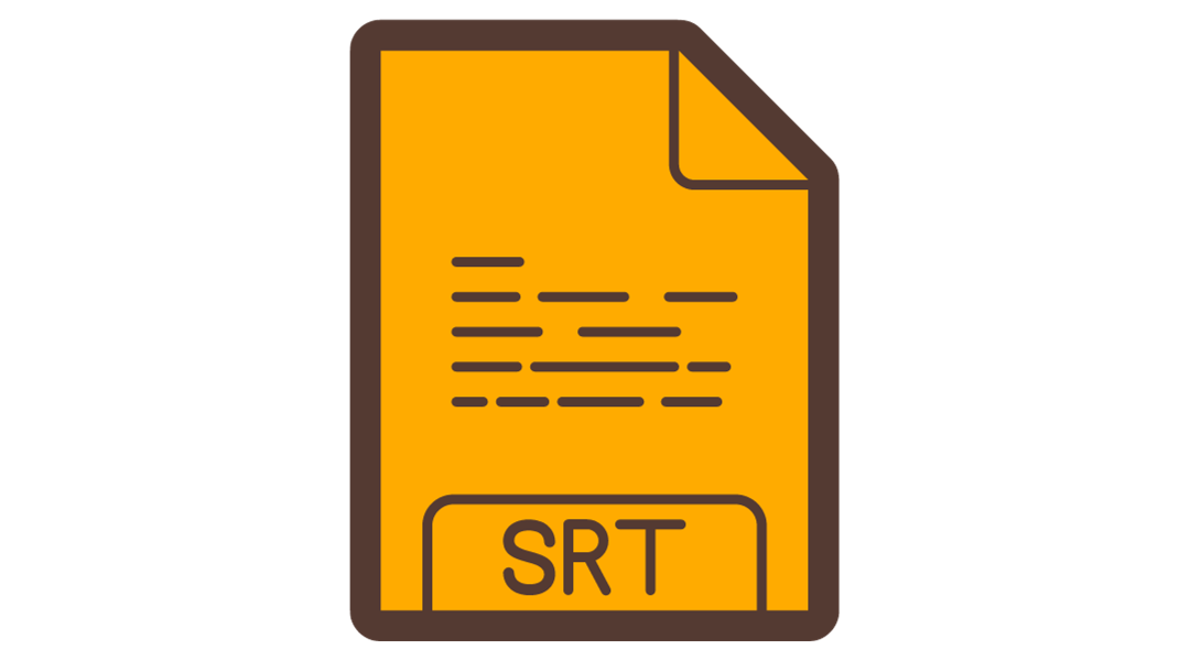 A .srt file